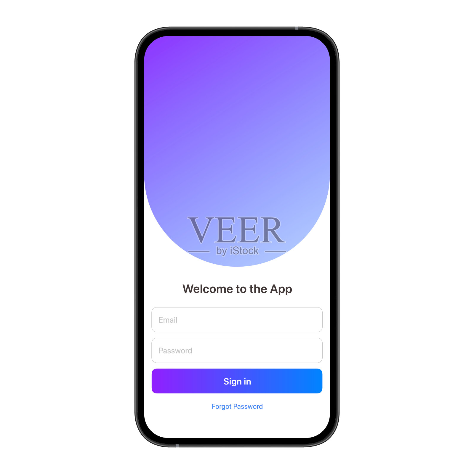 现实的智能手机通话屏幕与模糊的背景。呼入模板插画图片素材