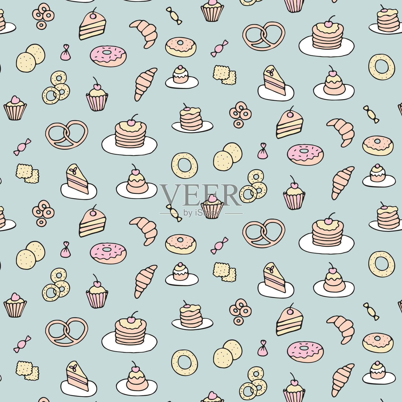 Food1_Pattern插画图片素材