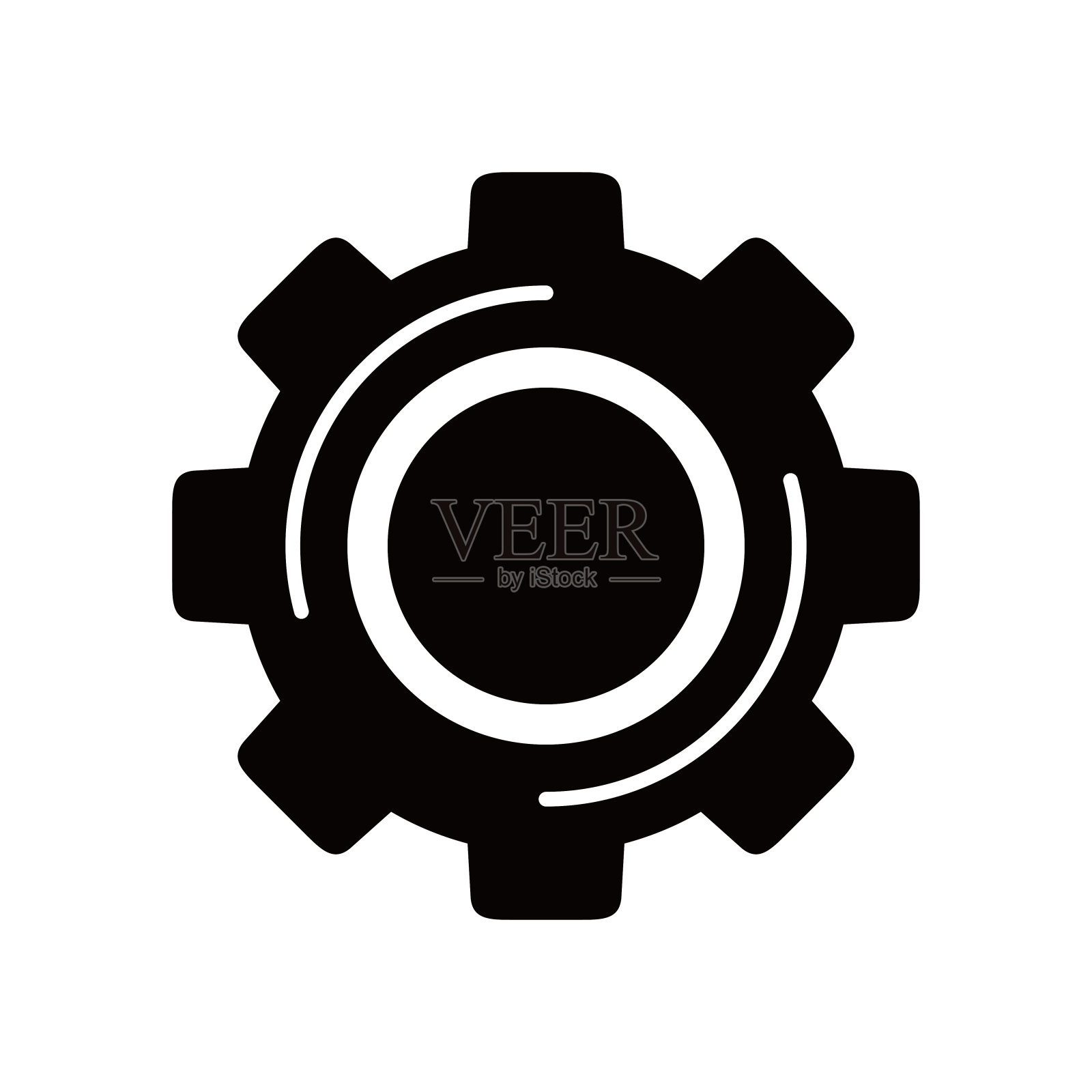 齿轮图标插画图片素材