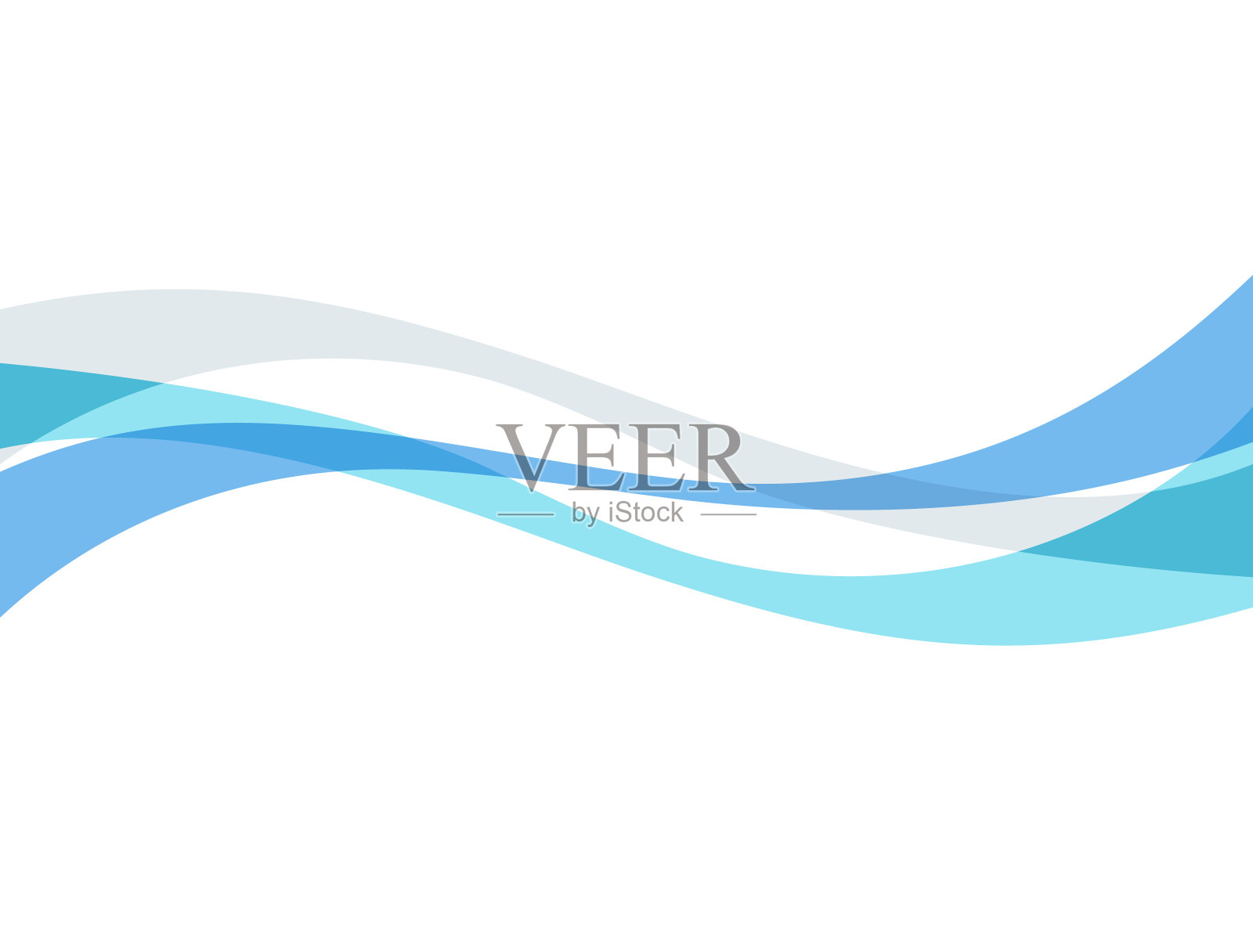 三条曲线的图解插画图片素材