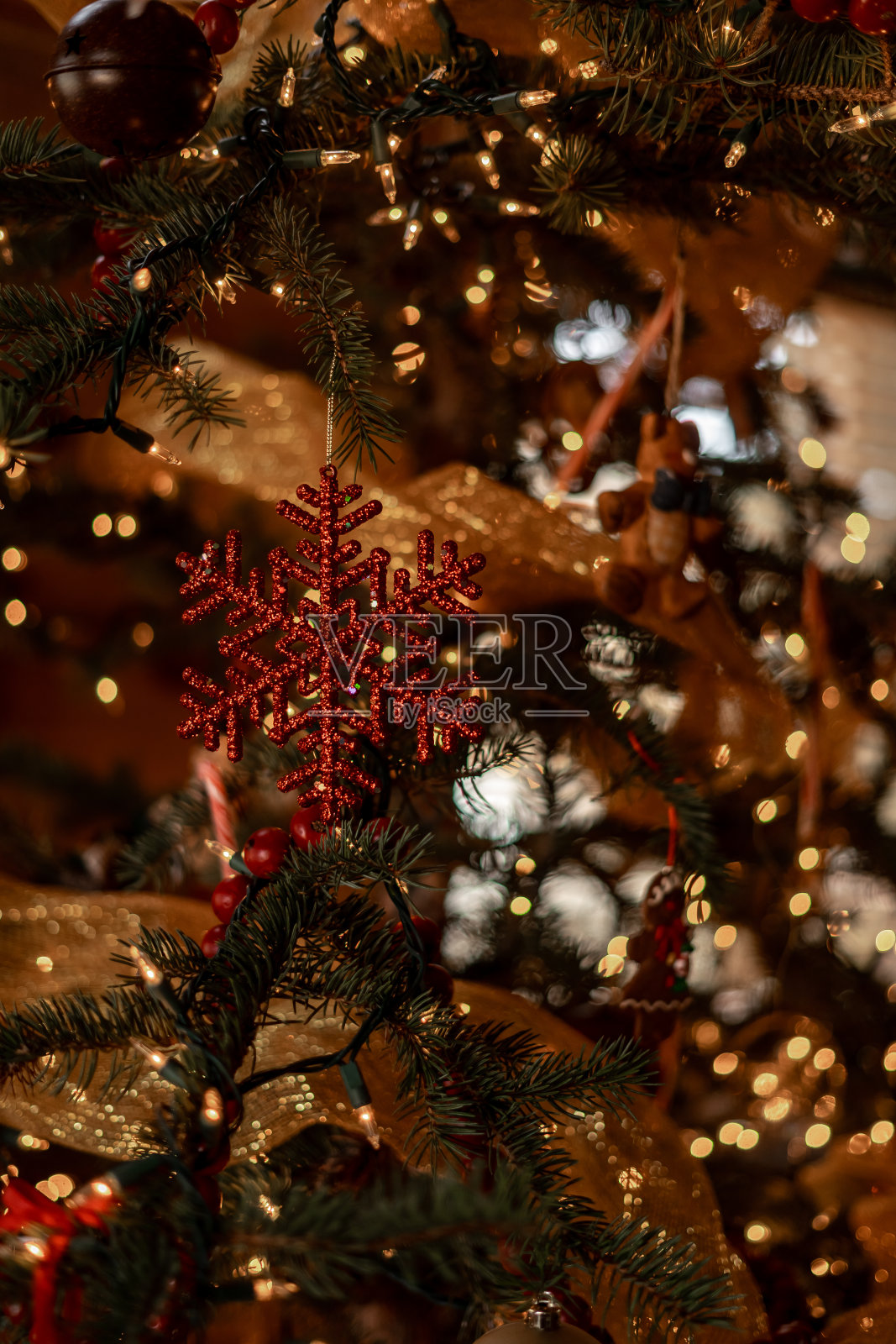 圣诞装饰装饰树背景壁纸照片摄影图片