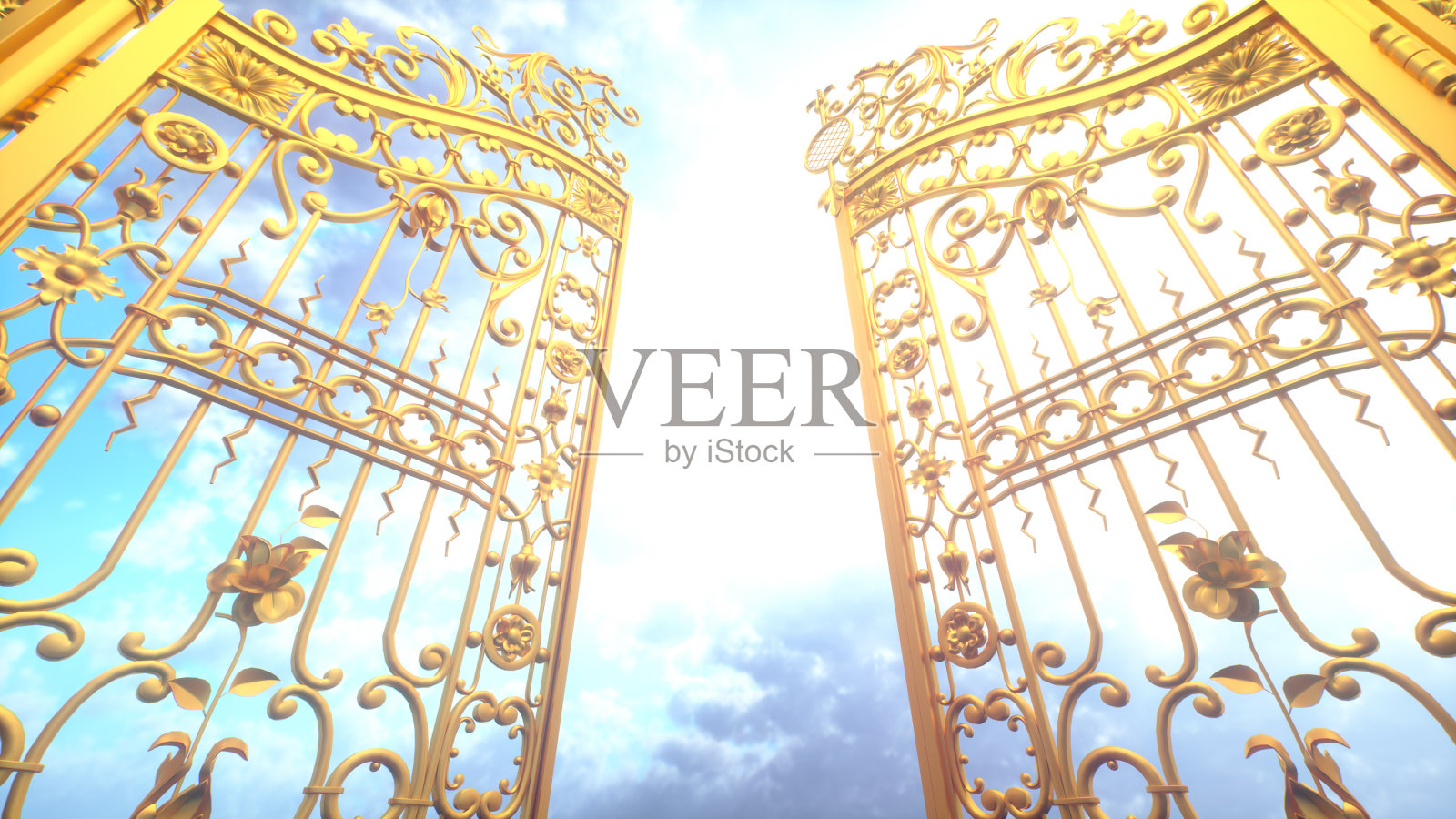 通往天堂的金门照片摄影图片