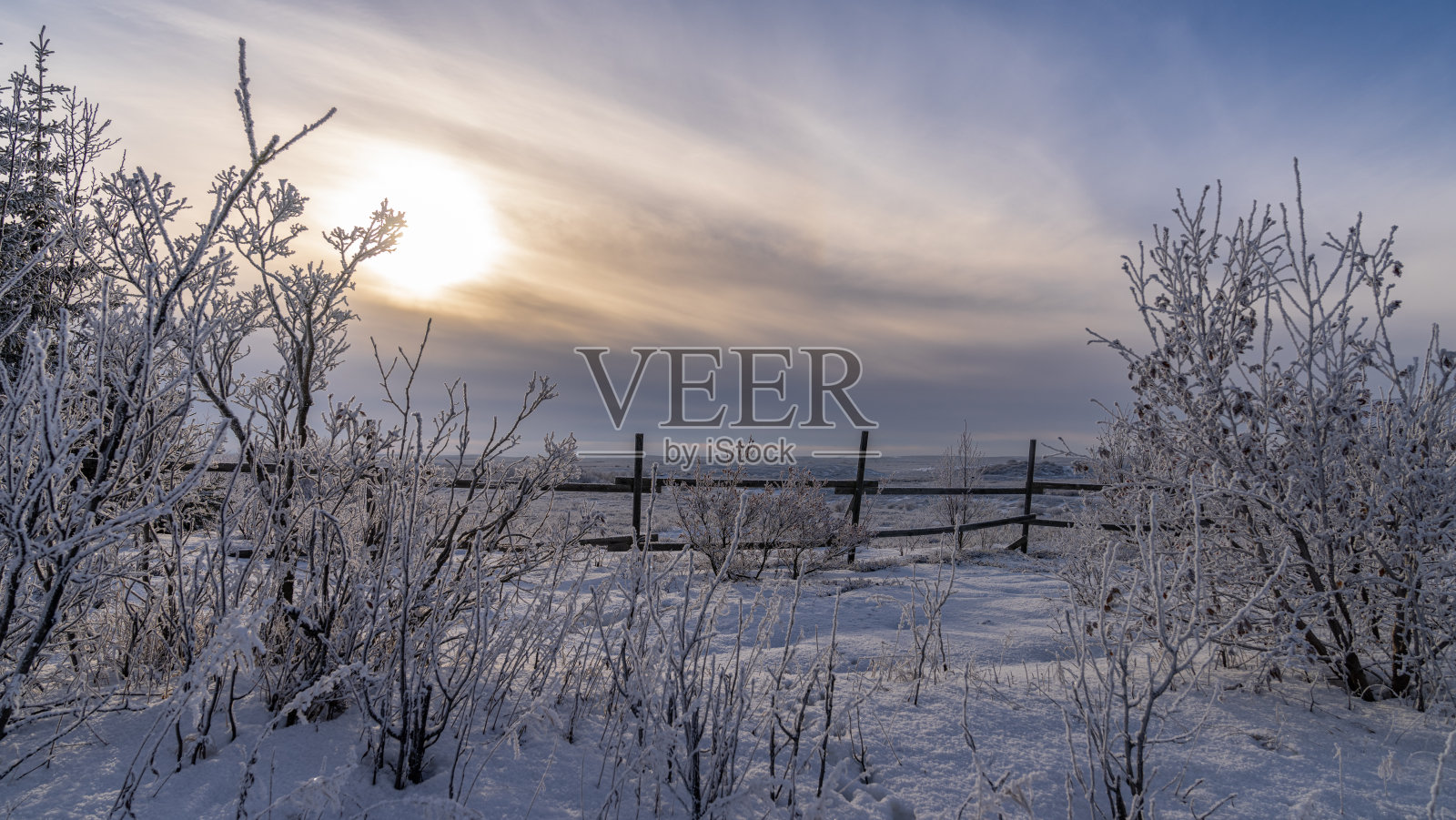 乡村冬季风光照片摄影图片