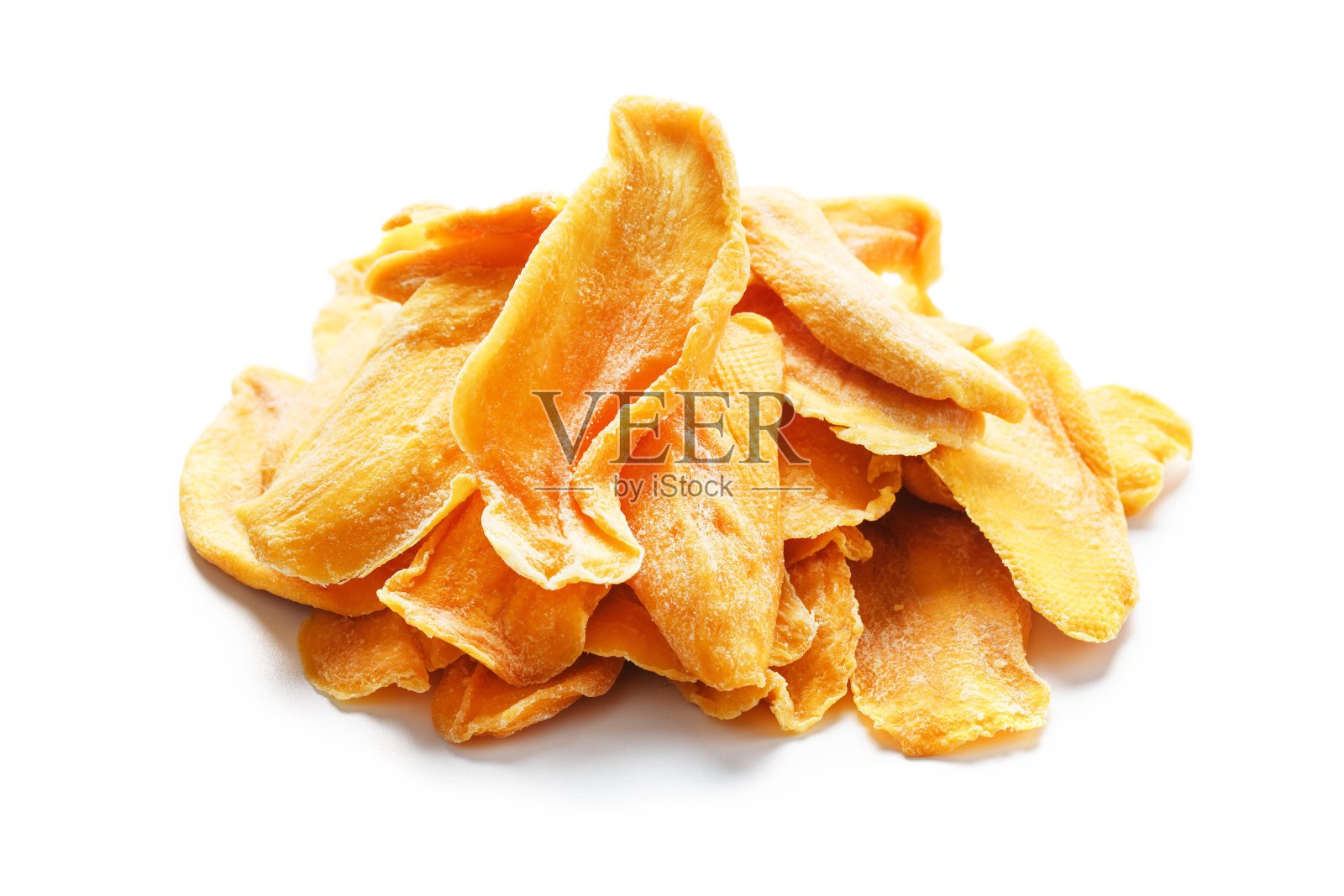 有机成熟芒果干果片照片摄影图片