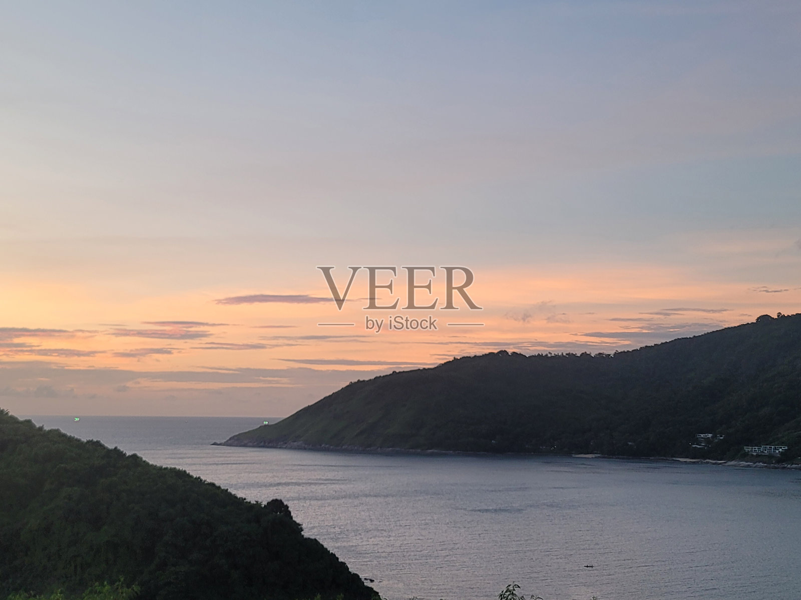 日落岛照片摄影图片