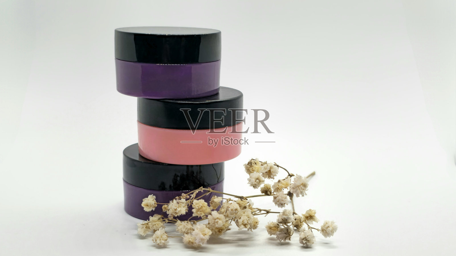 护肤化妆品的模型。照片摄影图片