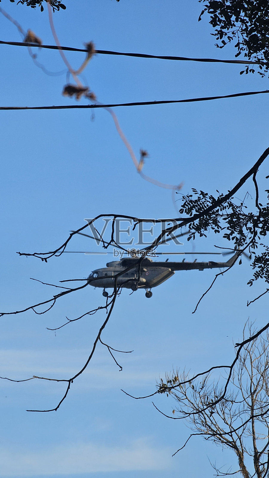空中直升机照片摄影图片