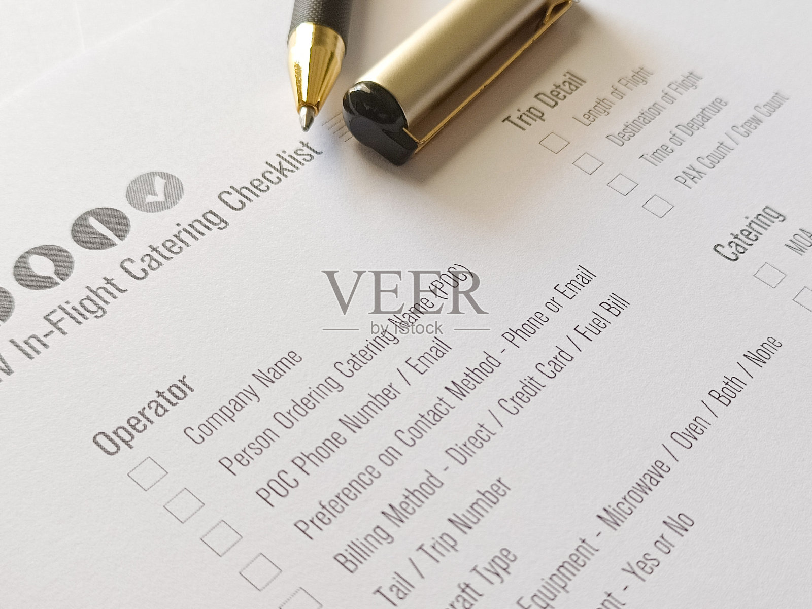 机上餐饮清单照片摄影图片