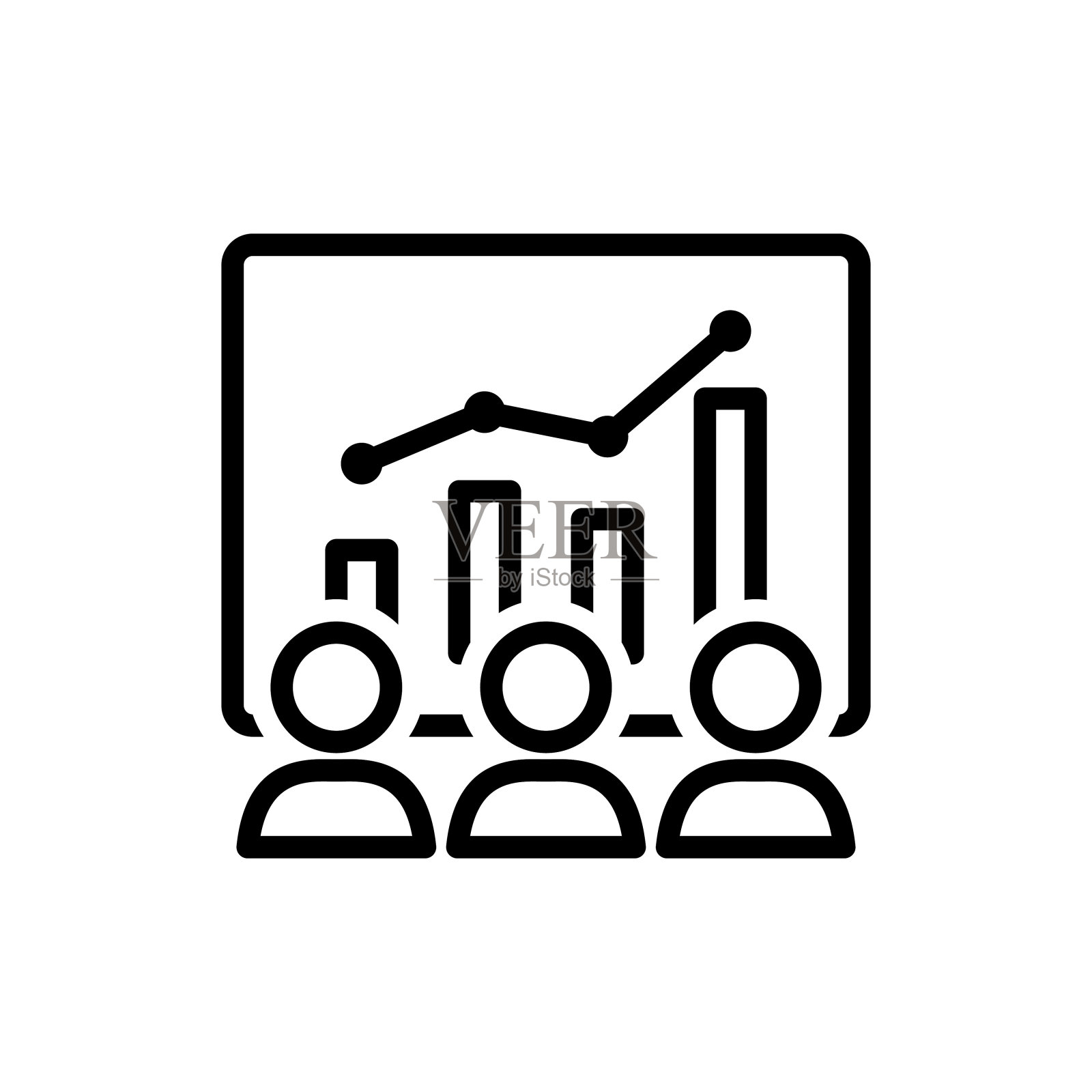 商务会议研讨会图标插画图片素材