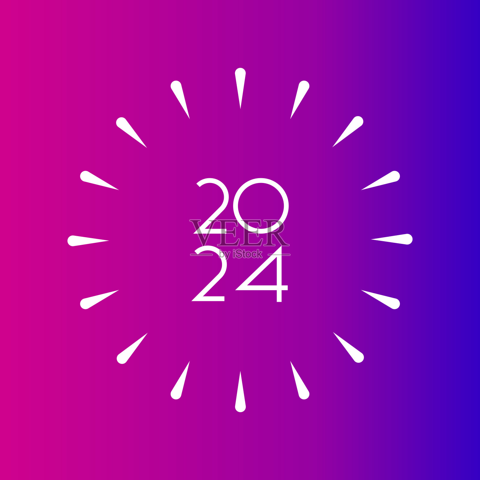 2024字体标志设计概念插画图片素材