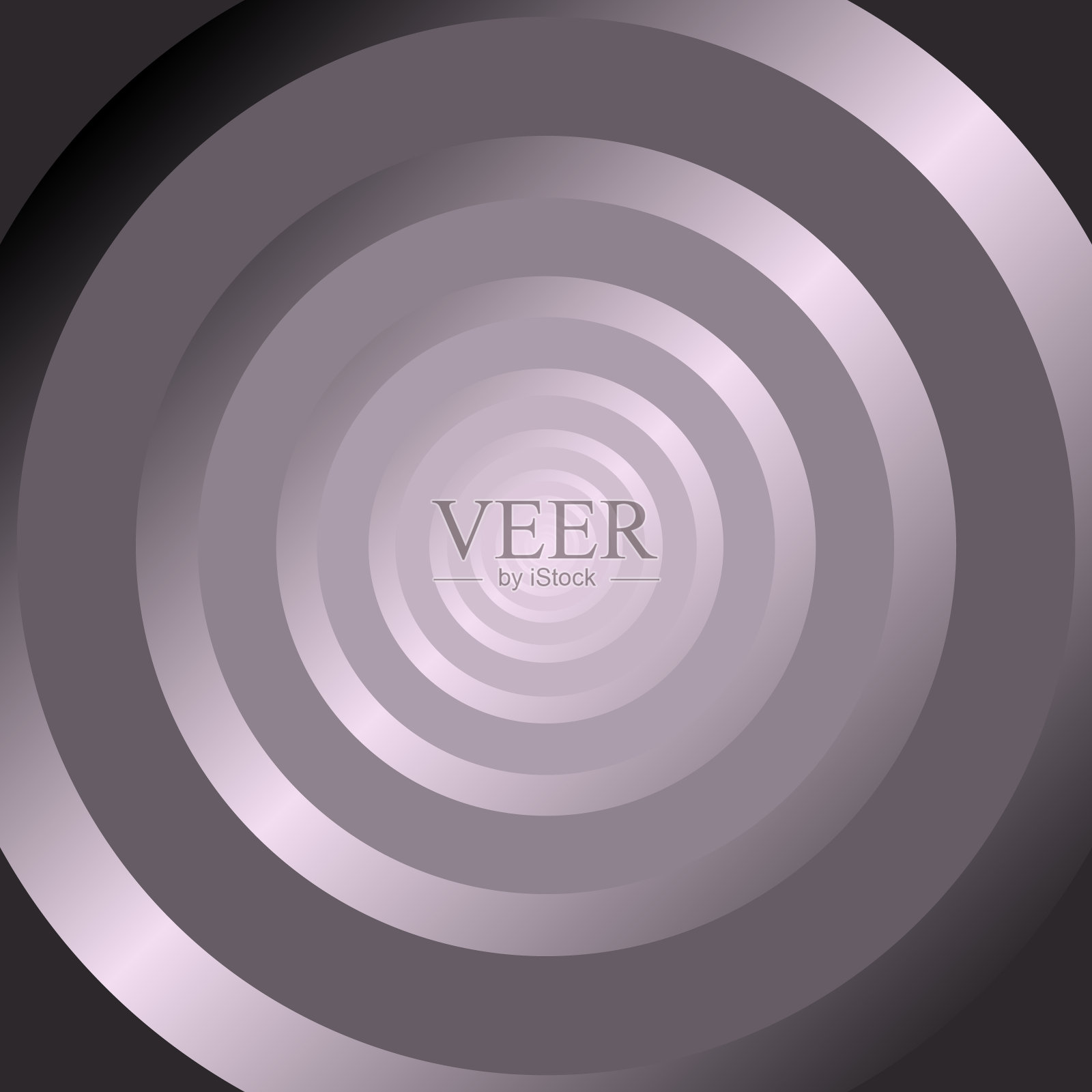 抽象同心圆图案。插画图片素材