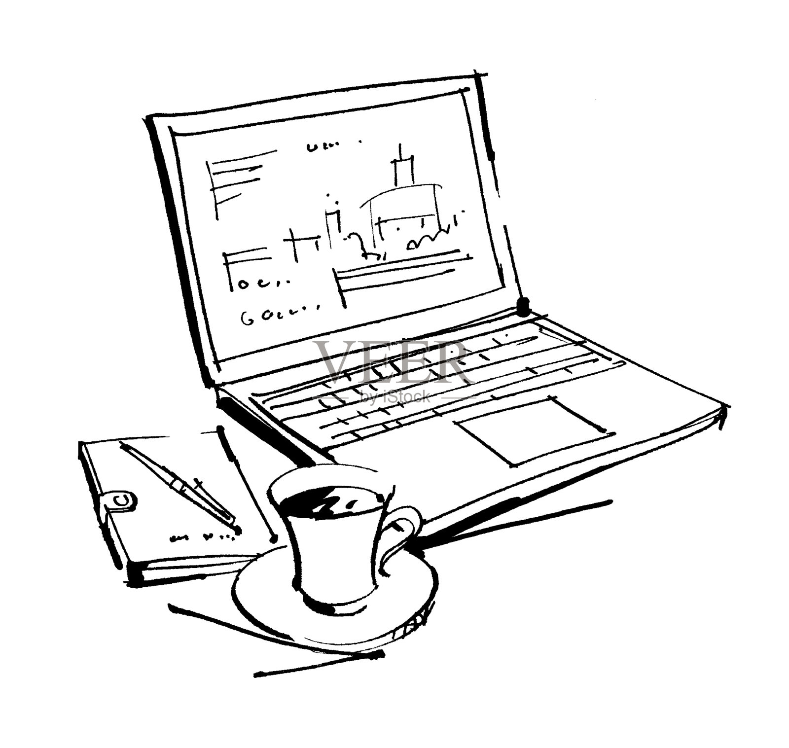 时尚人物剪贴画插画图片素材