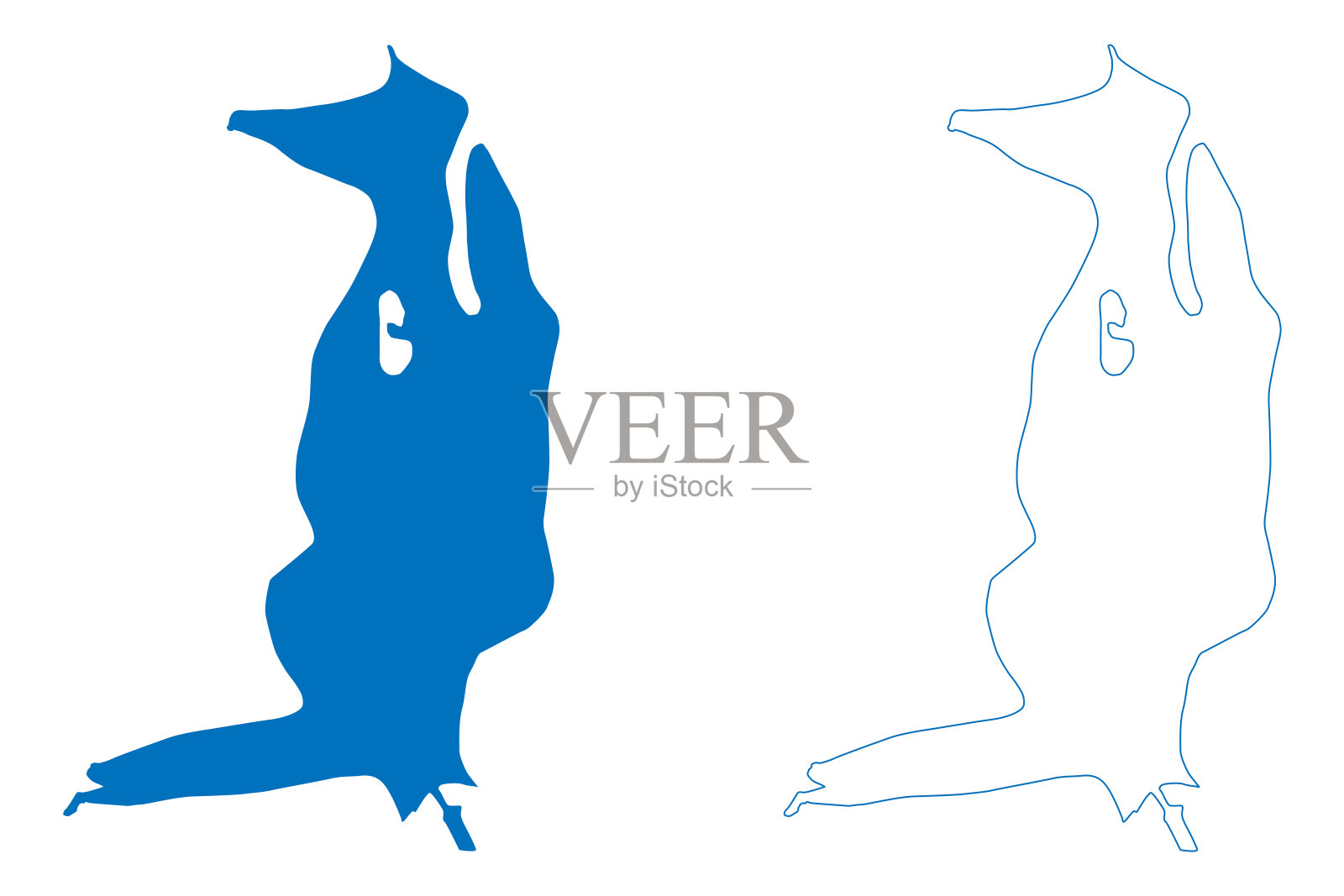 兰纳斯湖(德意志联邦共和国，奥地利)地图矢量插图，涂鸦素描兰纳斯湖地图插画图片素材