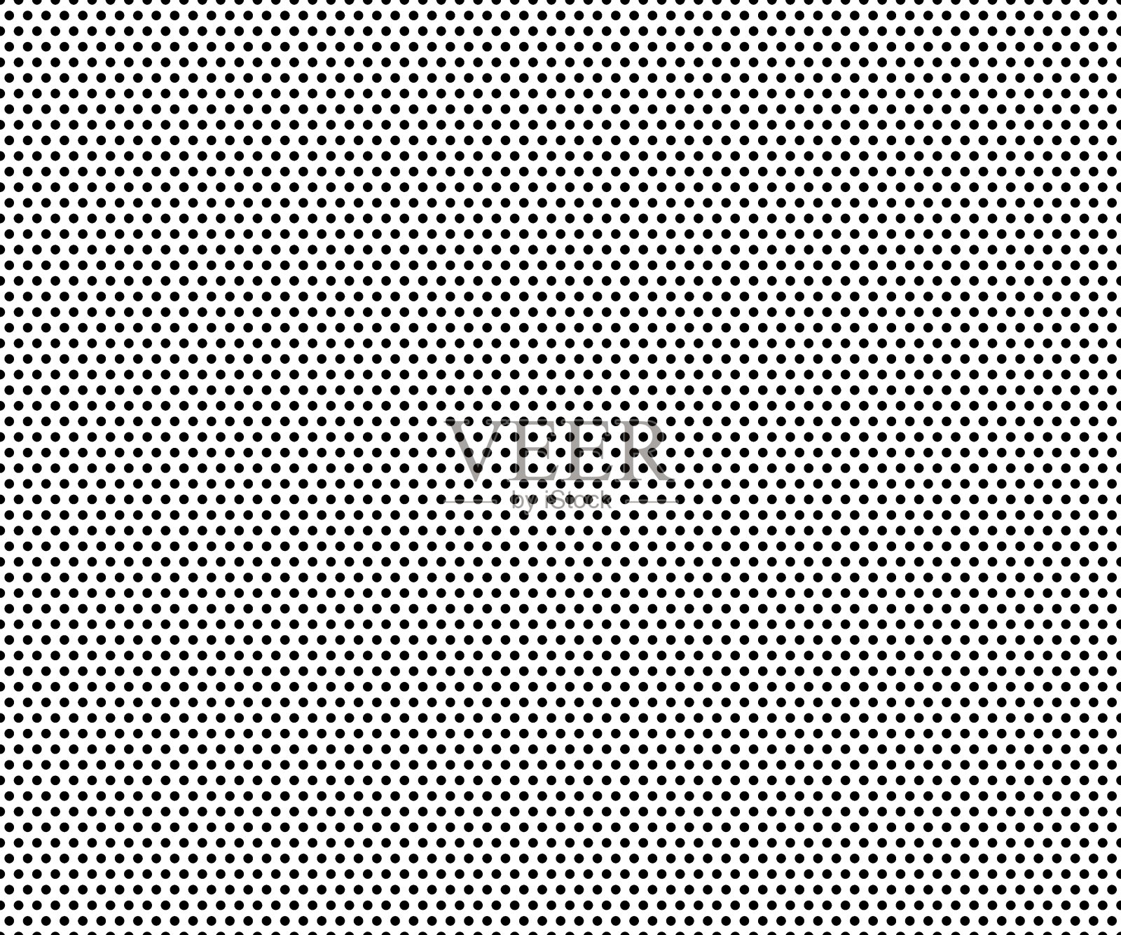 黑白圆点图案背景。-矢量图插画图片素材