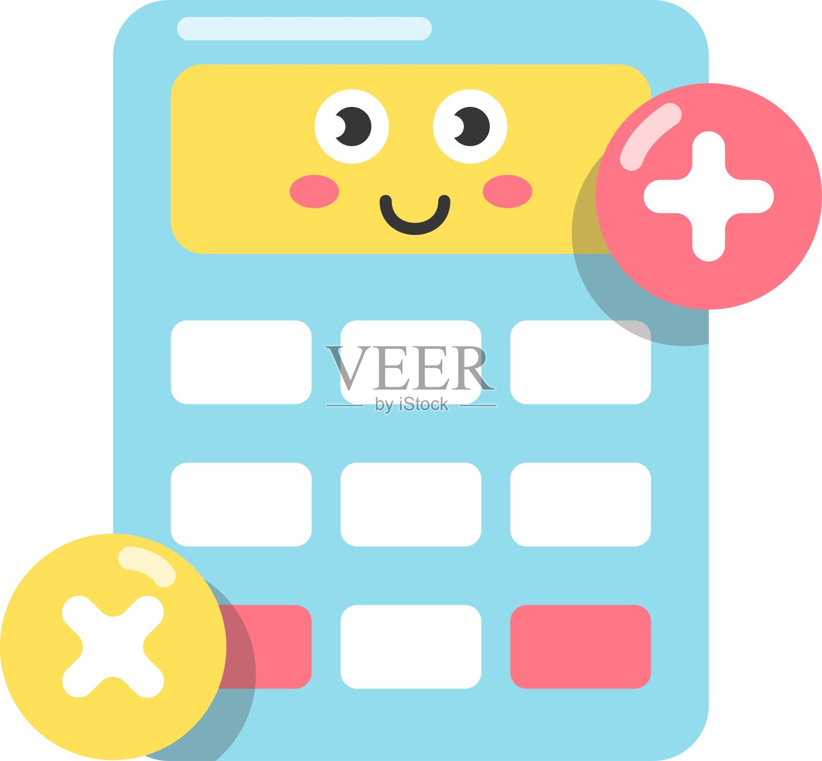 计算器图标。财务计算图标插画图片素材