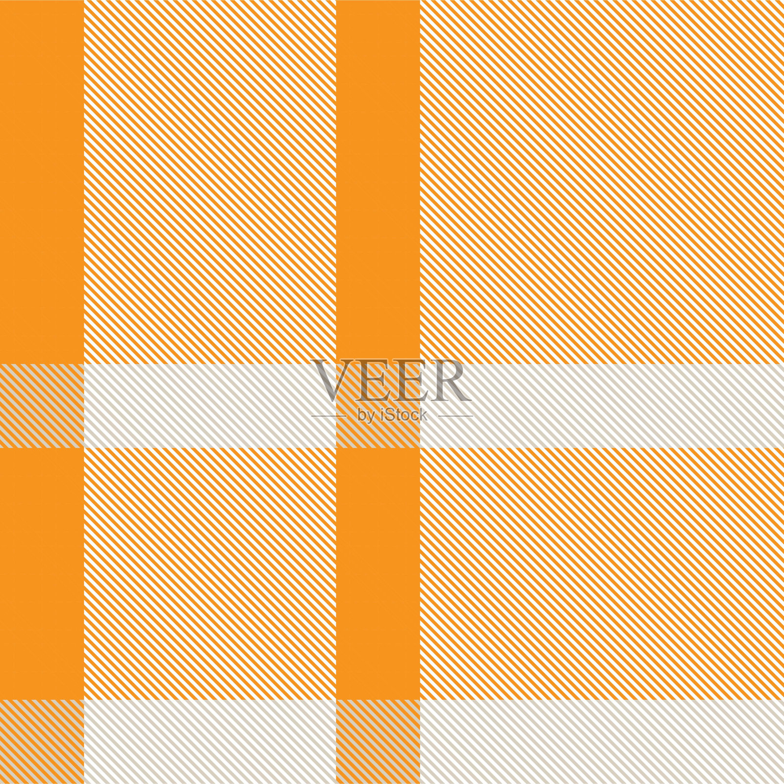 橙色最小格纹纹理无缝图案插画图片素材