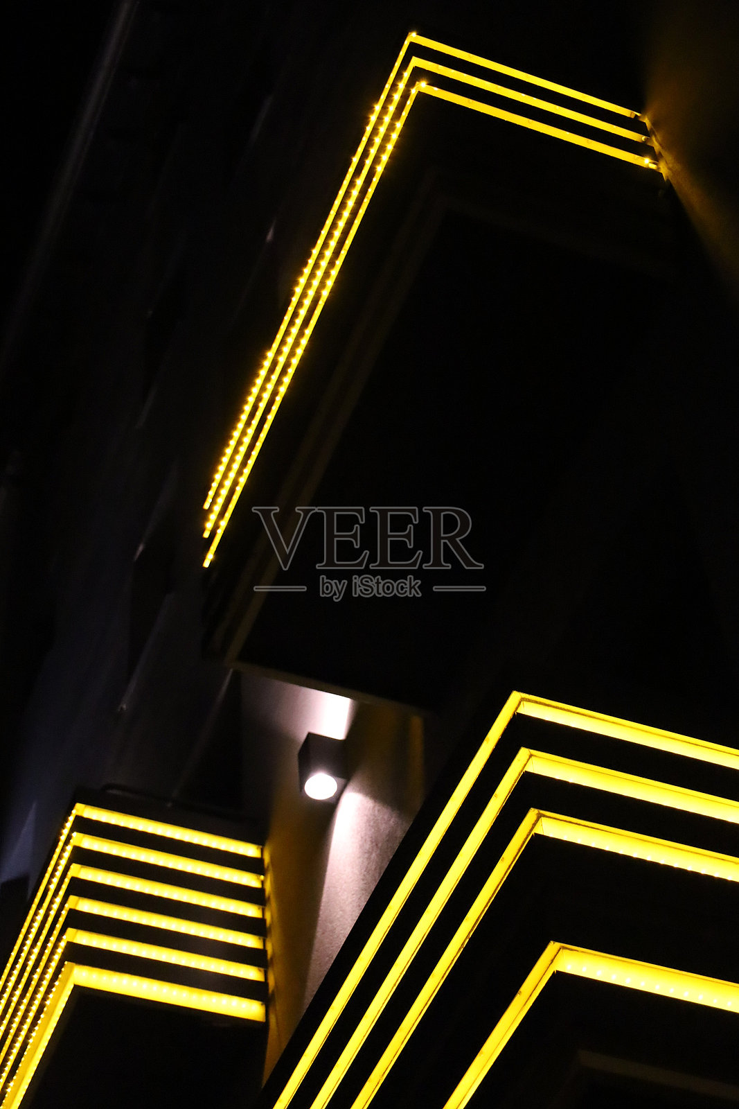 黄灯线照片摄影图片