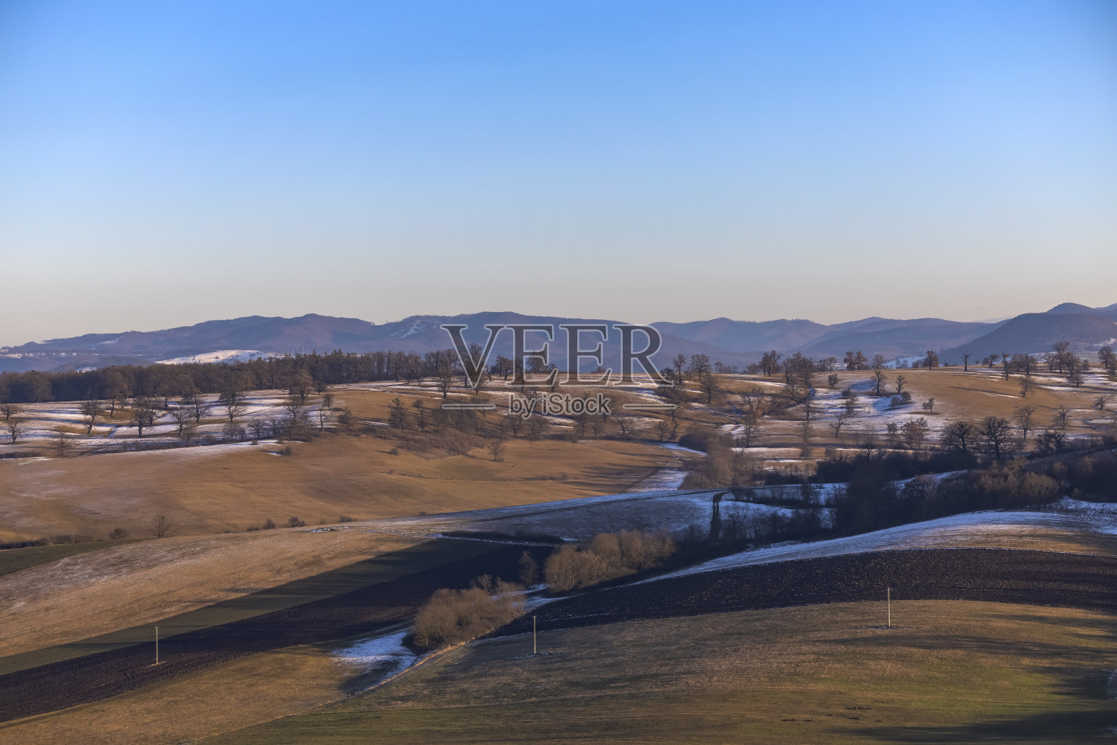 冬天的风景照片摄影图片