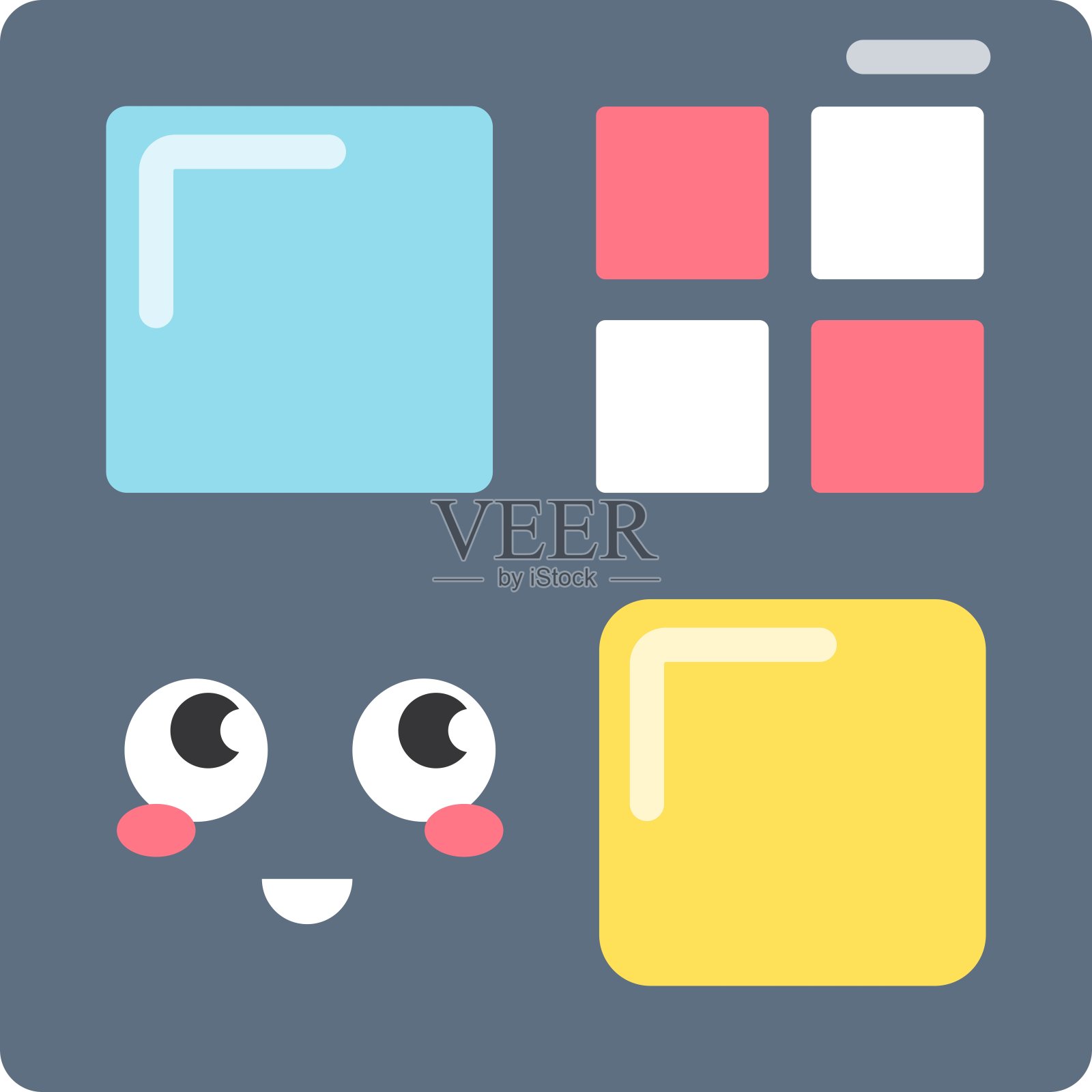 Web可见性图标。网页图标插画图片素材