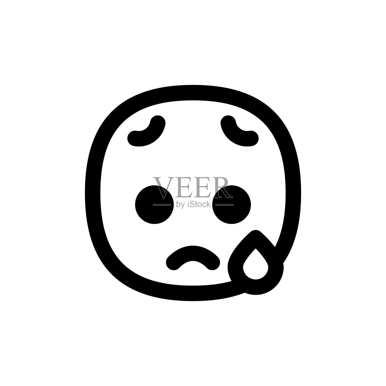 表情符号线条艺术插画图片素材