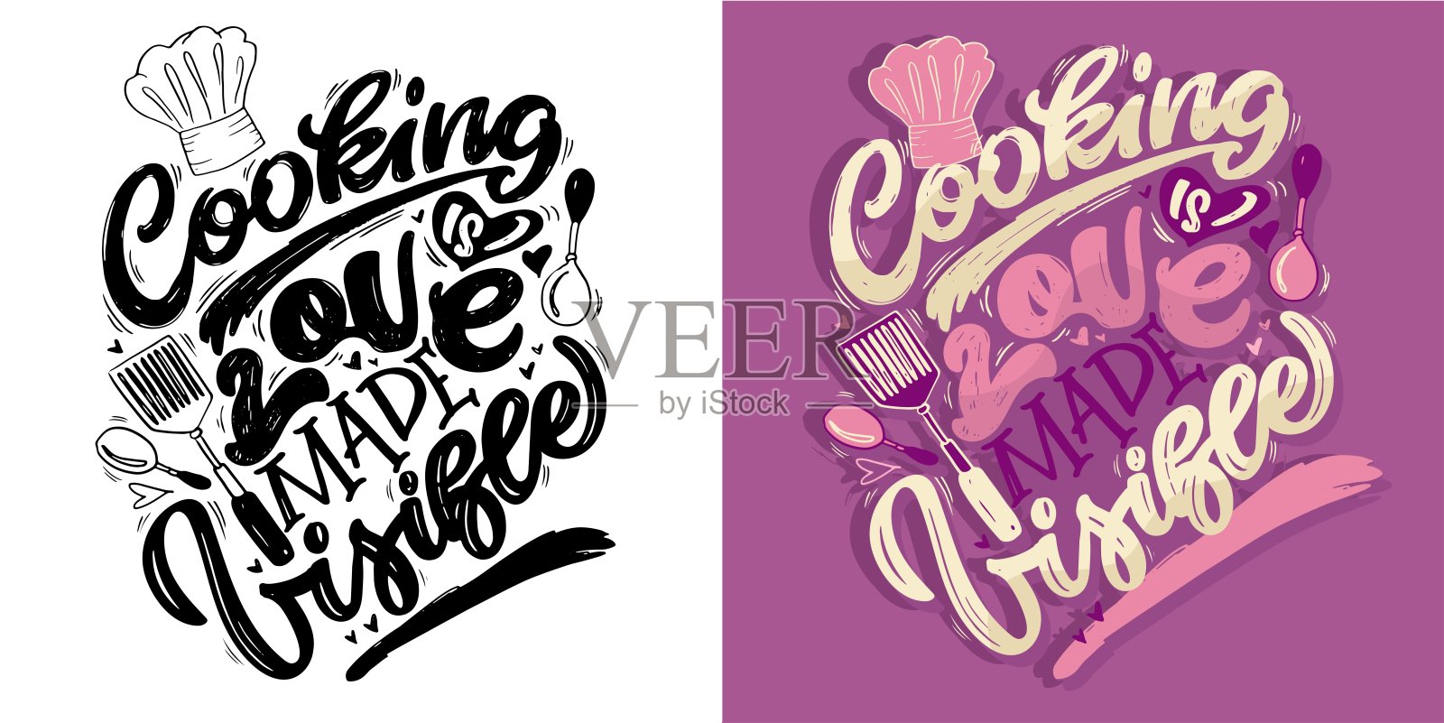 字体印刷明信片可爱。t恤设计，马克杯印花，字体艺术海报，时尚贴纸。插画图片素材