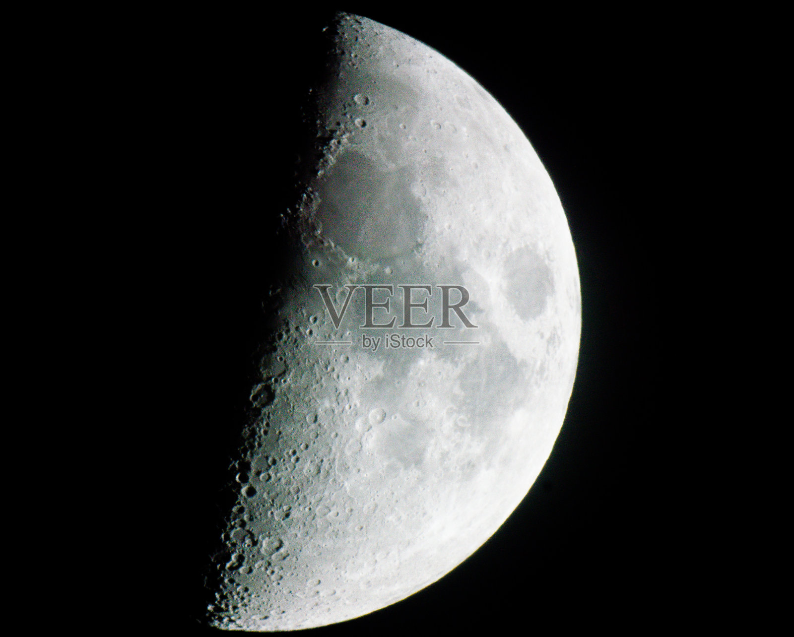 月相-第一季度照片摄影图片