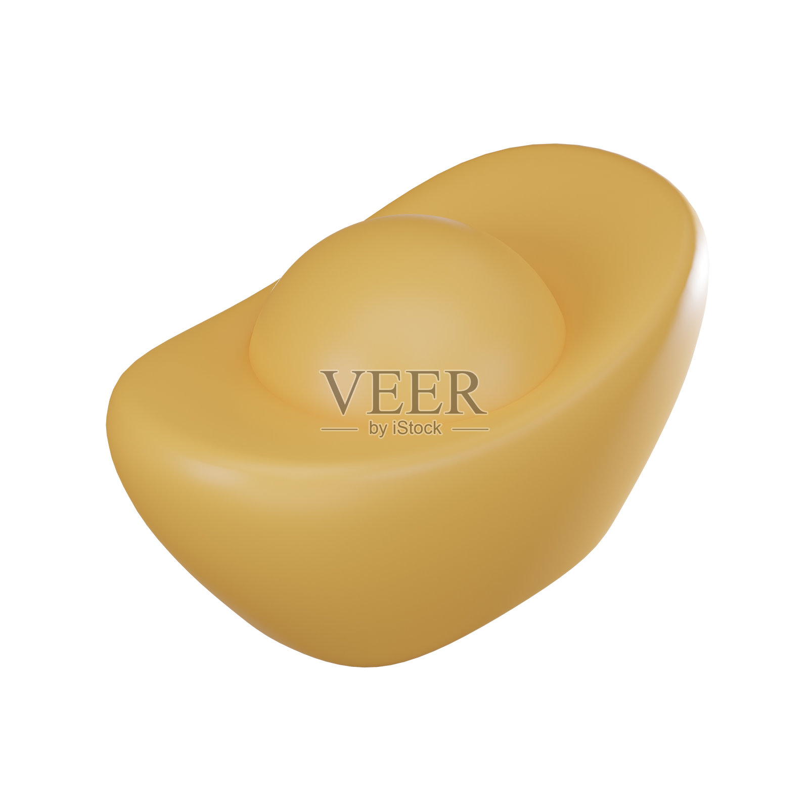 中国新年庆祝3D图标，节日金锭和装饰3D渲染。照片摄影图片