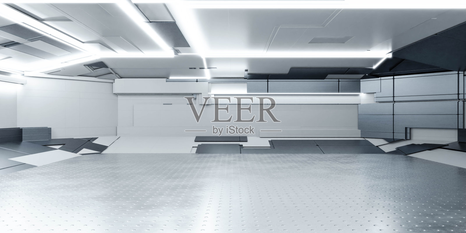 现代未来科技空间站、宇宙飞船、科幻实验室。3d渲染图照片摄影图片