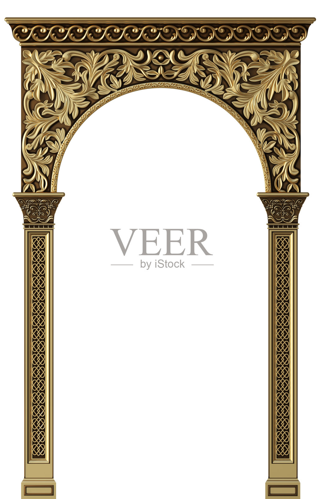 东方古阿拉伯建筑的拱门入口照片摄影图片