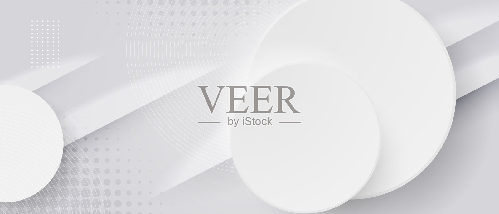 现代白色和灰色抽象背景。插画图片素材