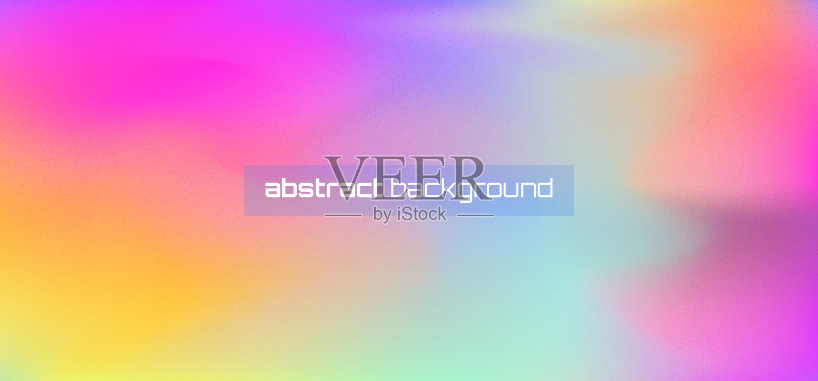 模糊多色渐变抽象背景的网站登陆页模板设计插画图片素材