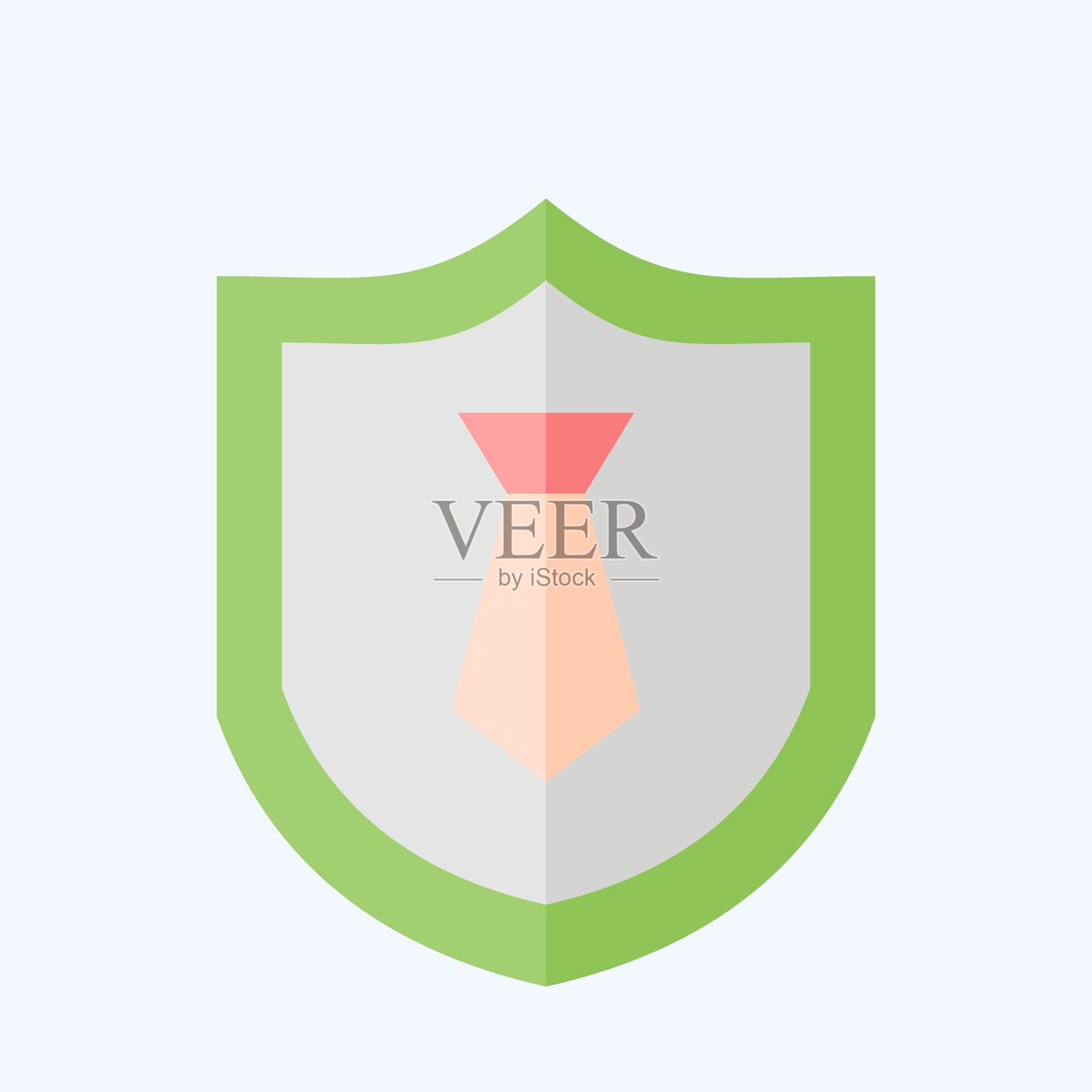 Icon商业保险与金融有关的符号。平的风格。简单的设计可编辑。简单的说明插画图片素材