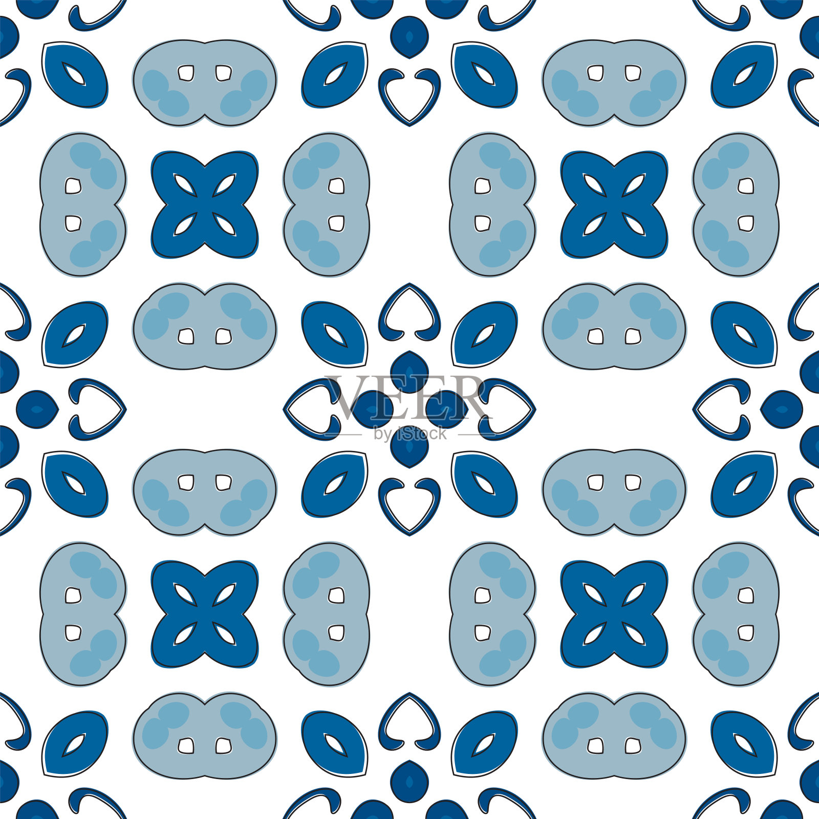 葡萄牙的瓷砖插画图片素材