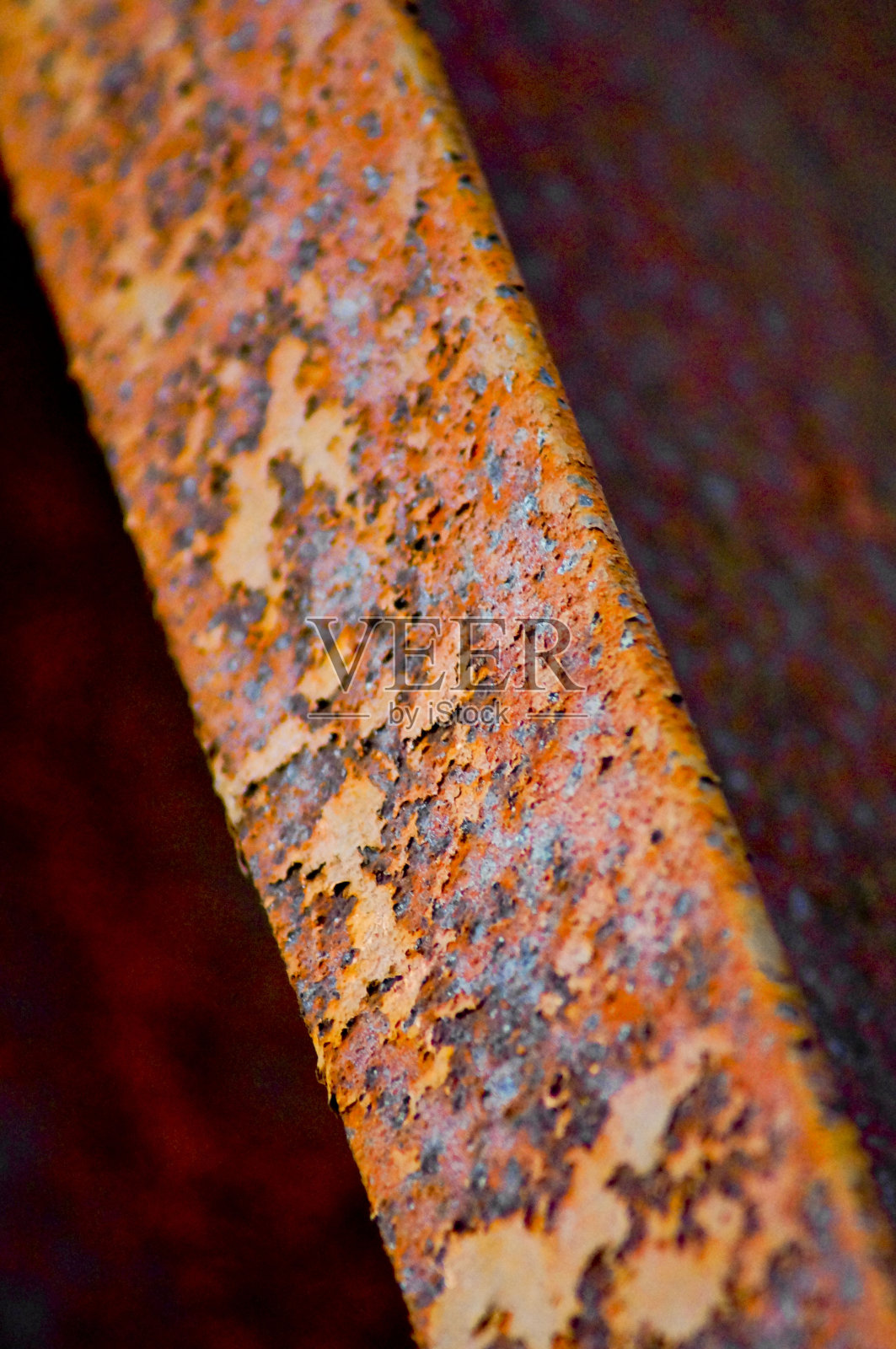 锈蚀的黑色金属结构细节照片摄影图片