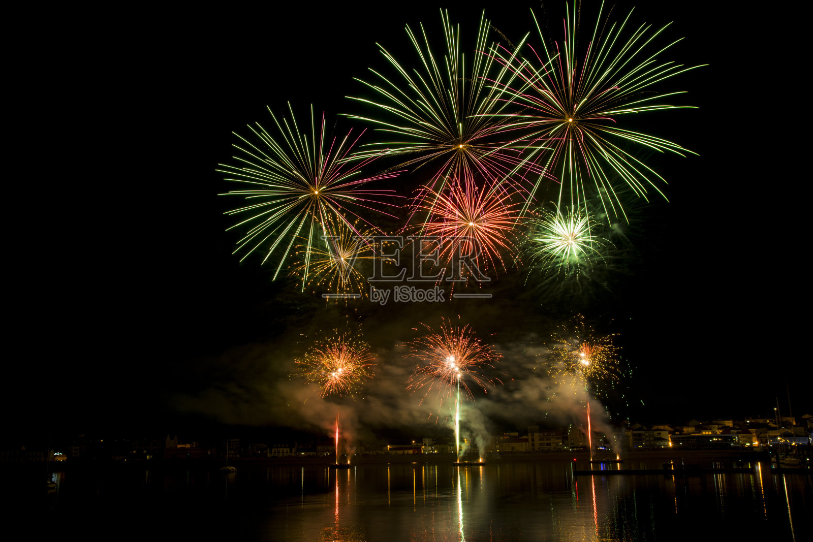 烟花照片摄影图片