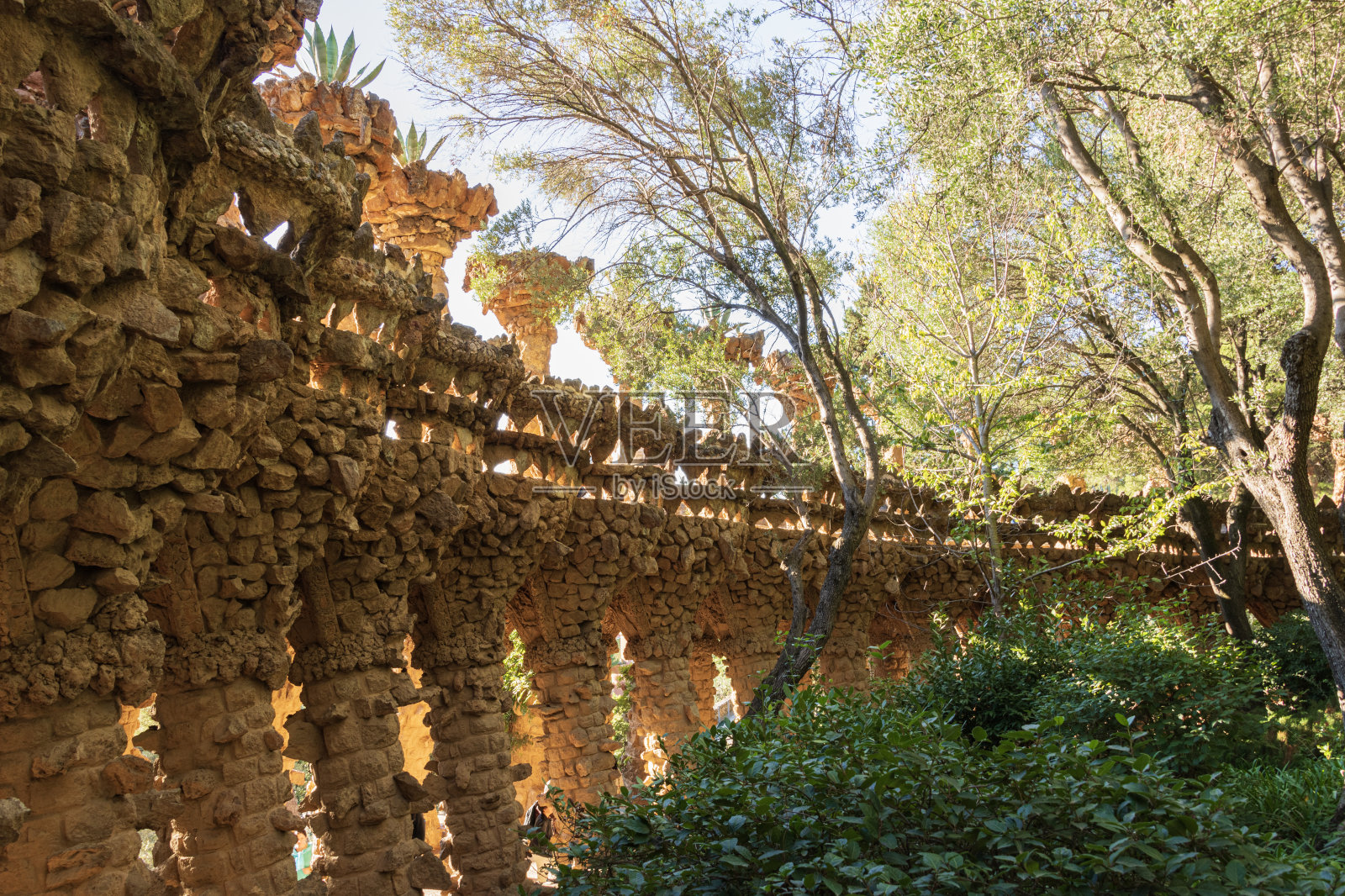 巴塞罗那市西班牙城市景观建筑和景点照片摄影图片