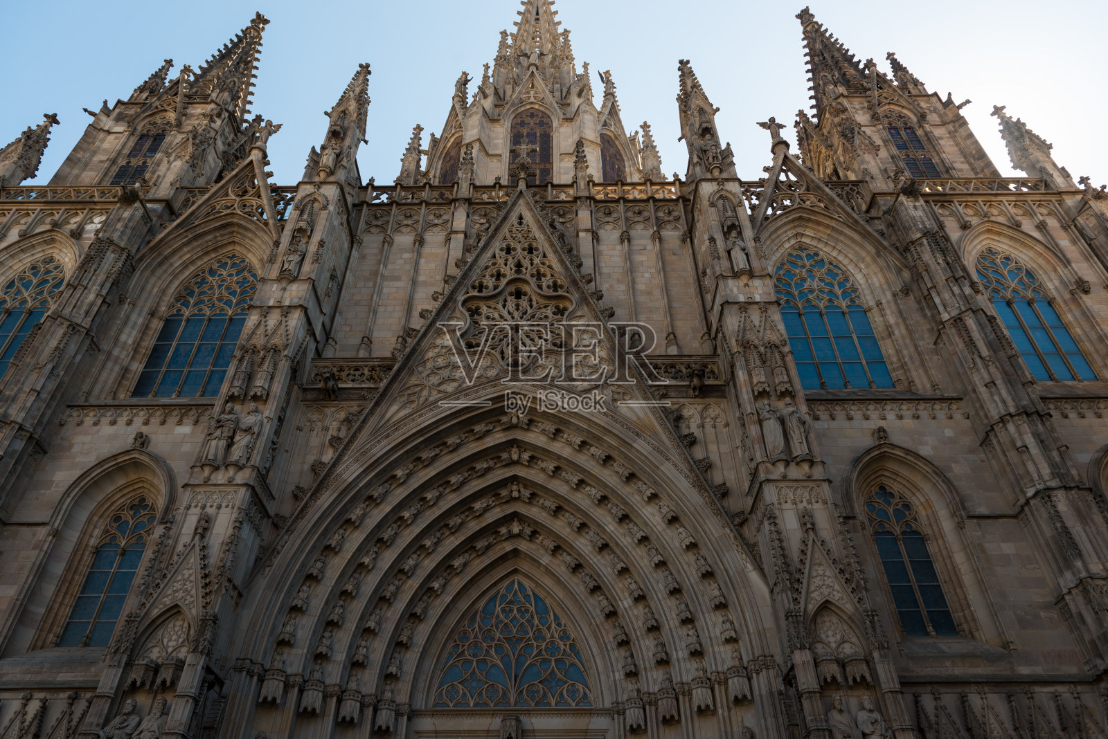 巴塞罗那大教堂照片摄影图片