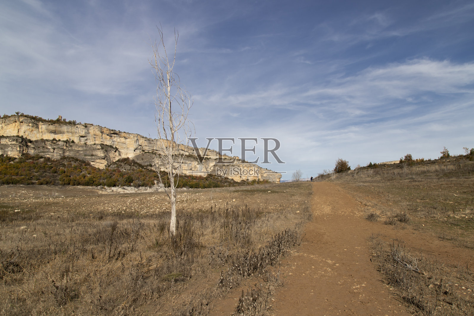 西班牙的Congost de Mont-rebei自然保护区的风景。照片摄影图片