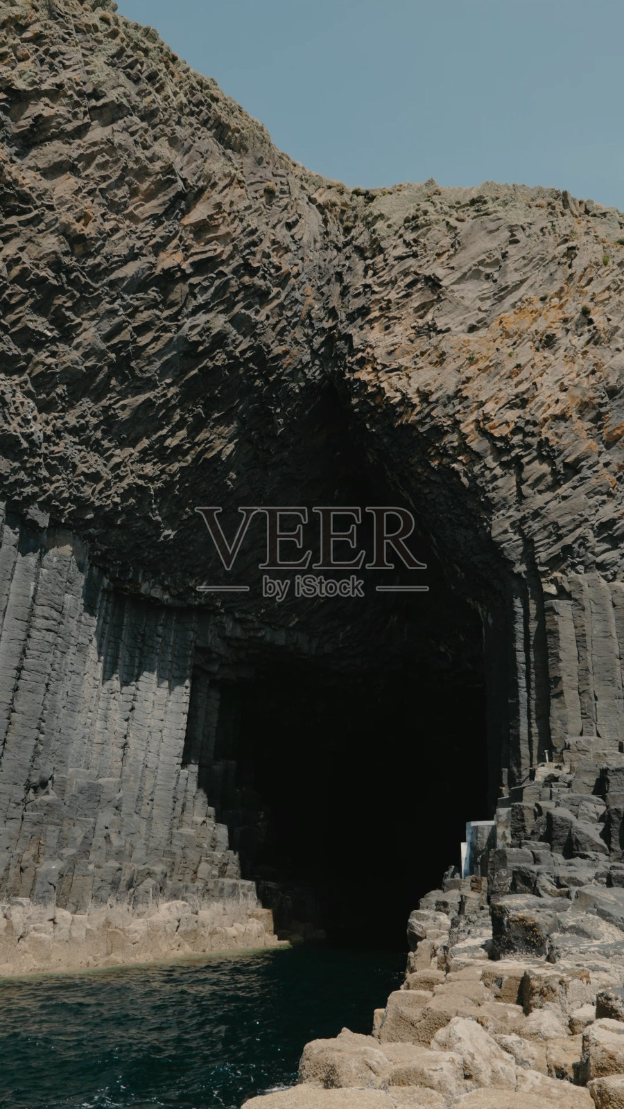 海上石柱照片摄影图片