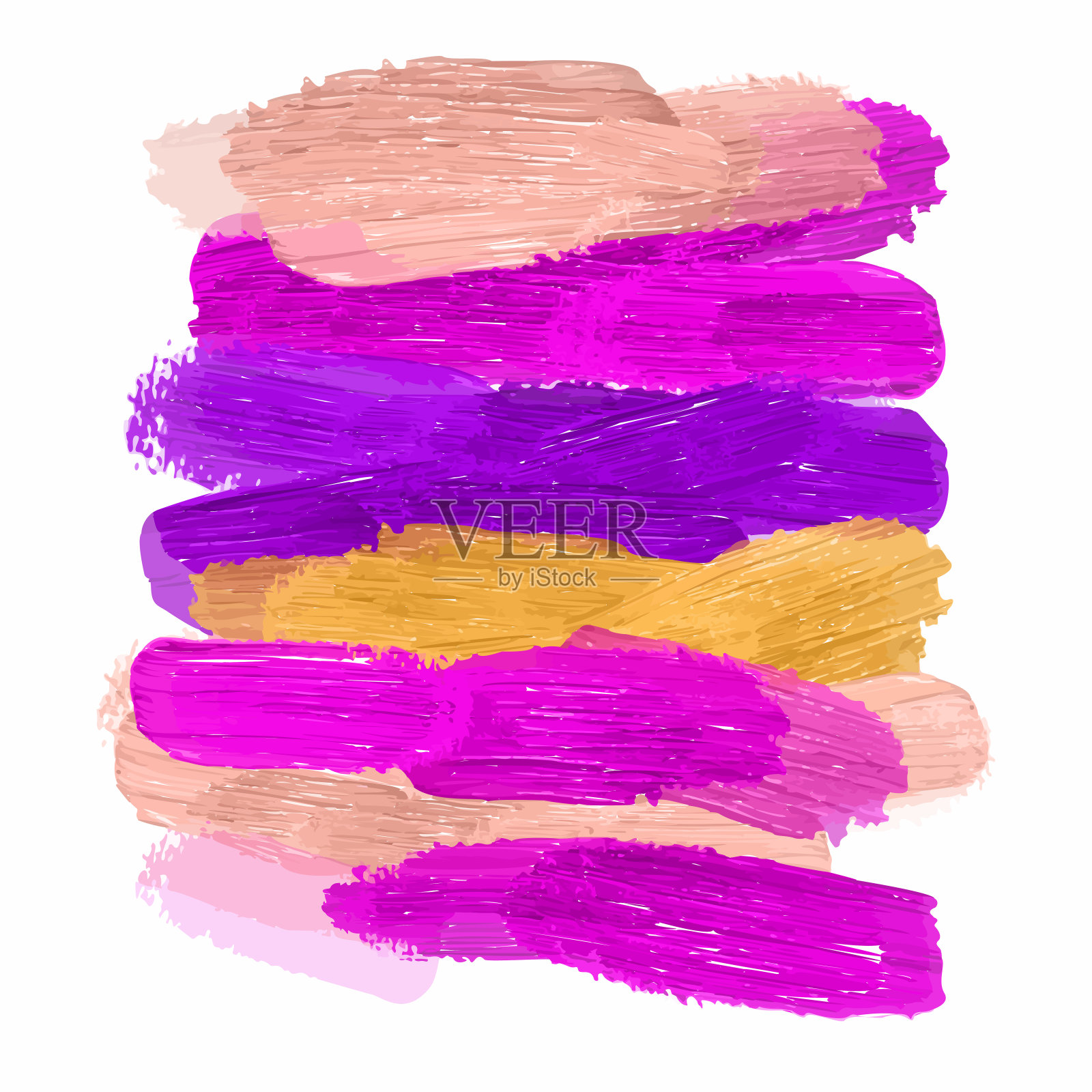 质感艺术的笔触背景设计插画图片素材