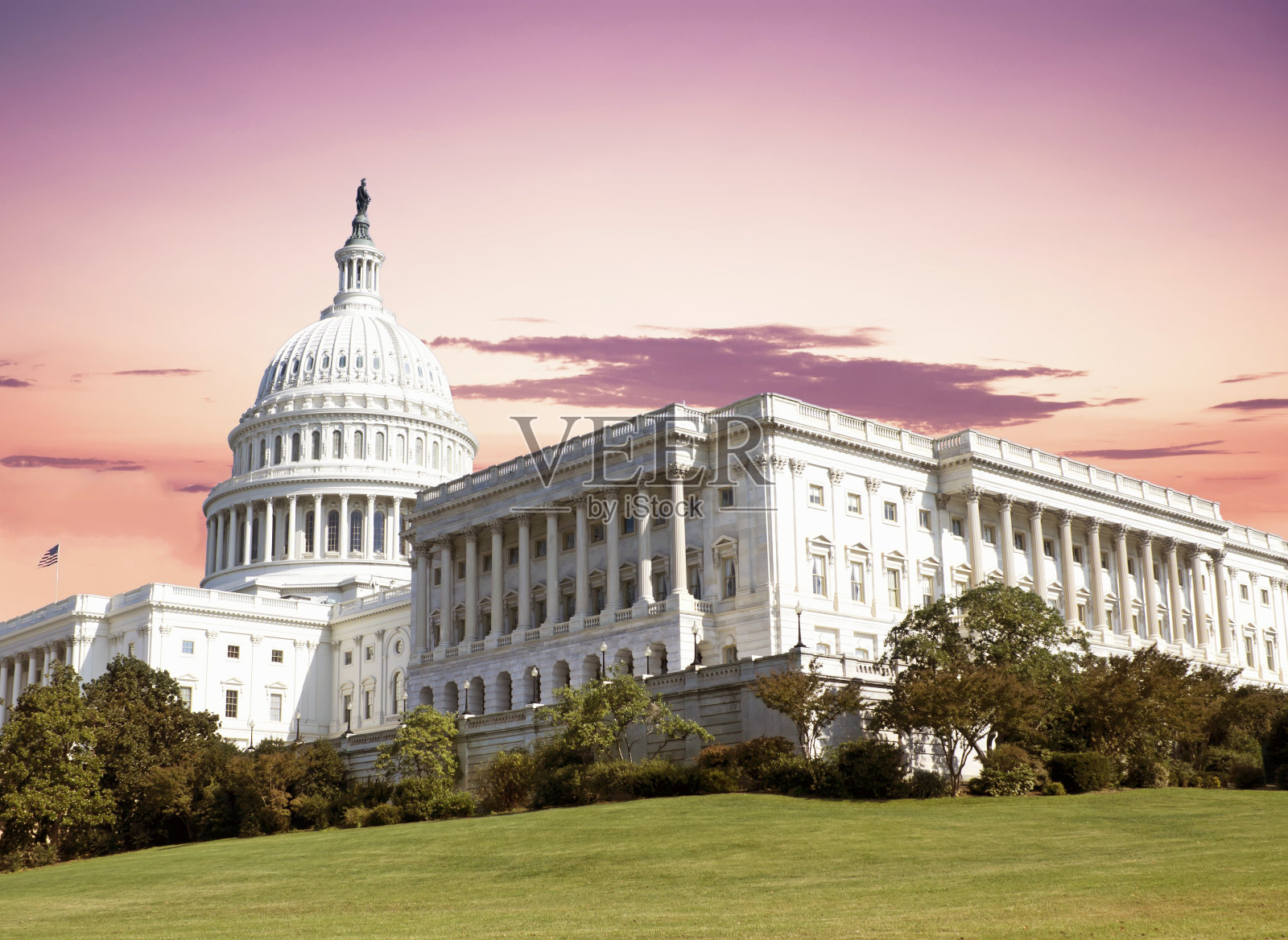 美国华盛顿特区的国会大厦照片摄影图片