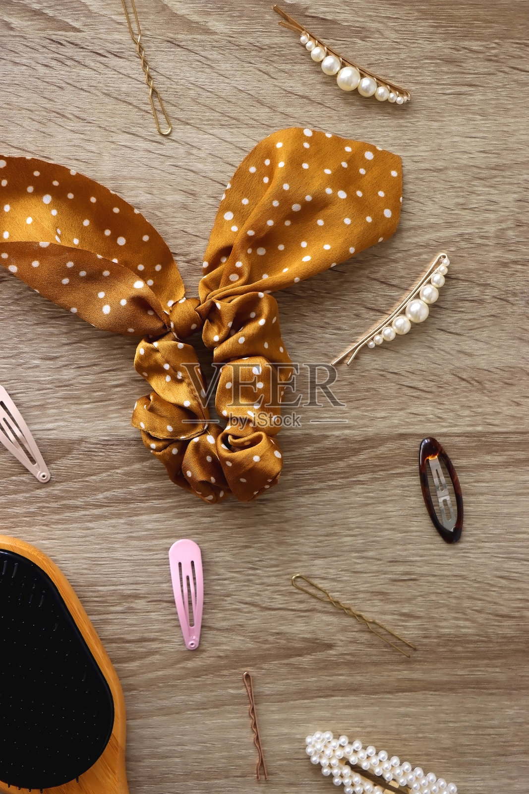 采购产品各种头发产品和配件照片摄影图片