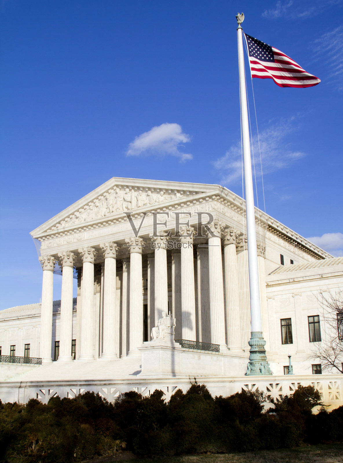 美国华盛顿特区最高法院大楼照片摄影图片