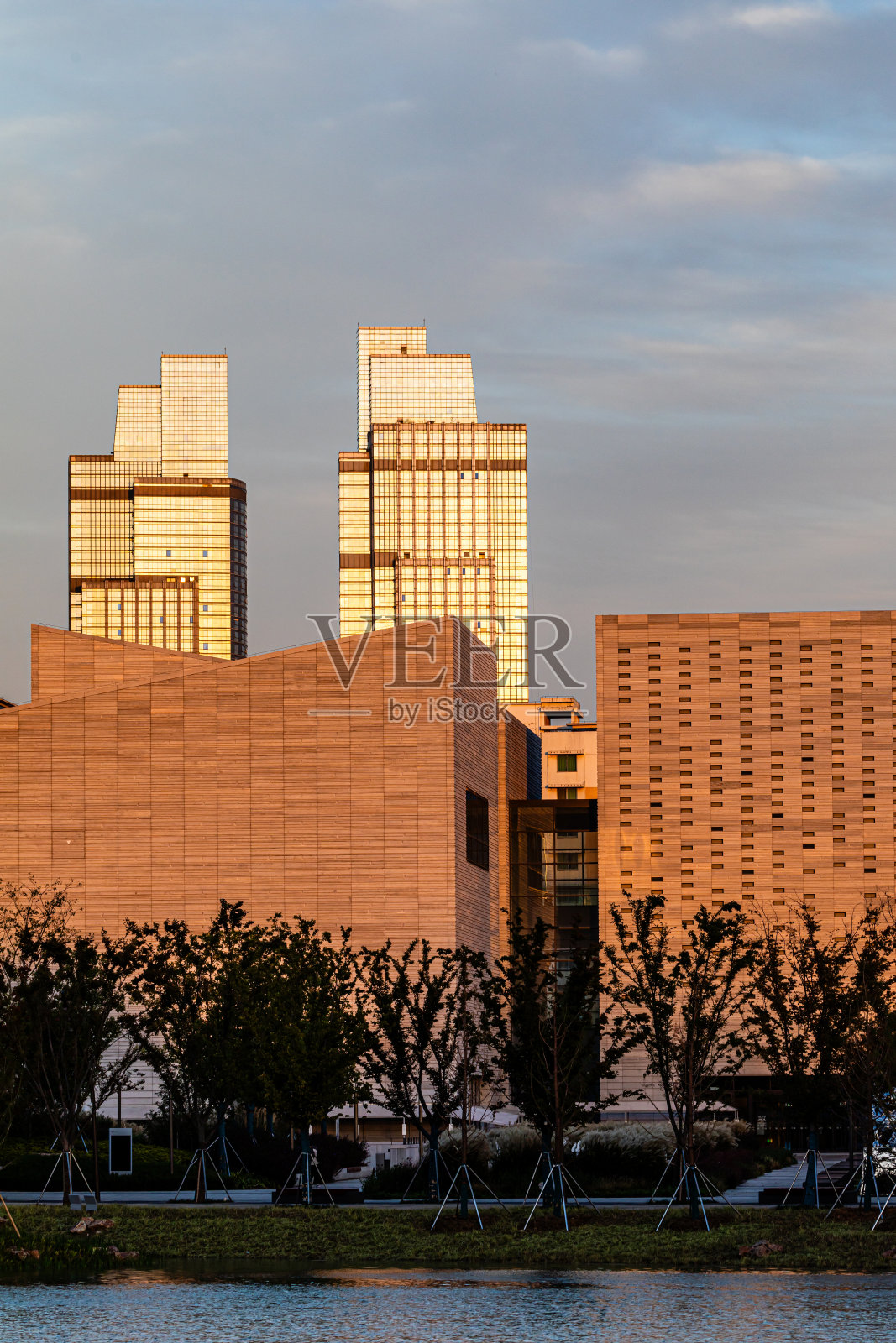 城市建筑群的航空摄影照片摄影图片