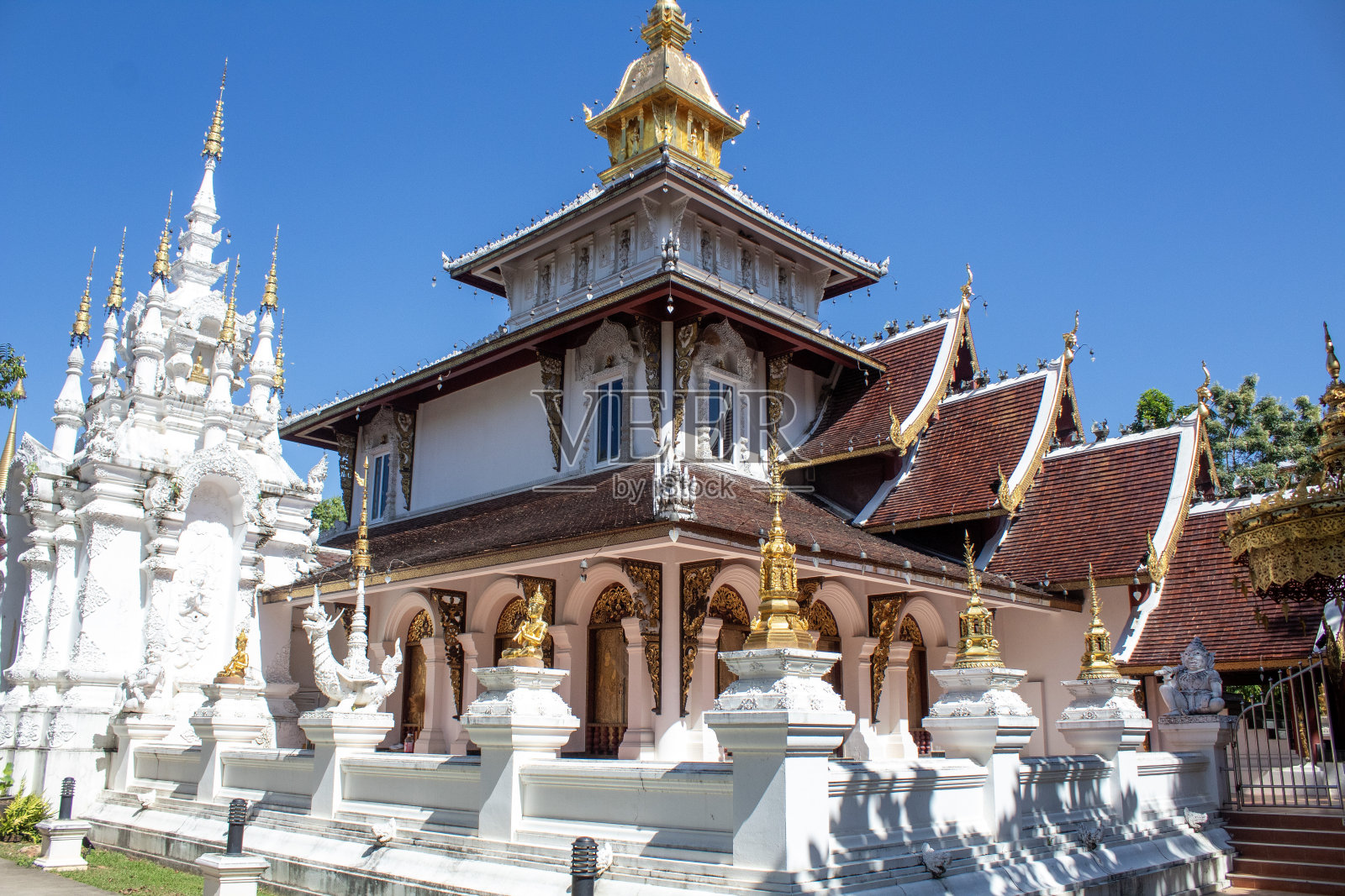 令人惊叹的泰国清迈寺庙照片摄影图片