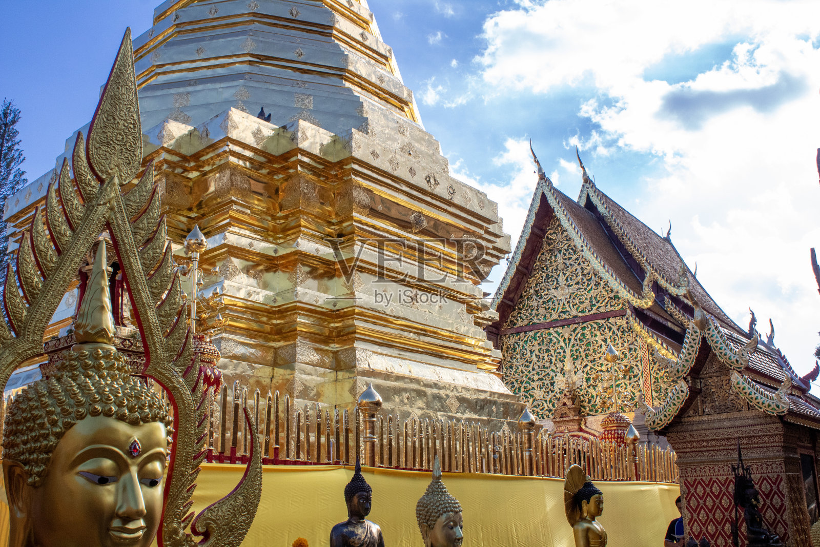 令人惊叹的泰国清迈寺庙照片摄影图片