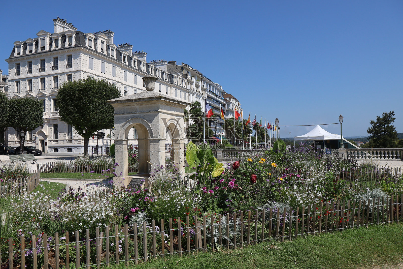 保罗·阿尔弗雷德·德·维尼喷泉照片摄影图片