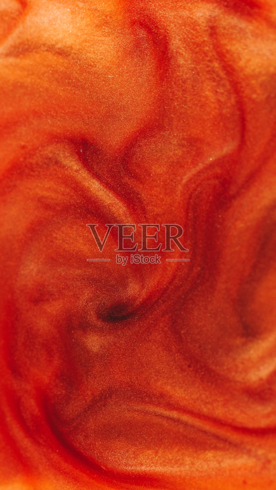 抽象背景闪光液体流动橙色艺术照片摄影图片