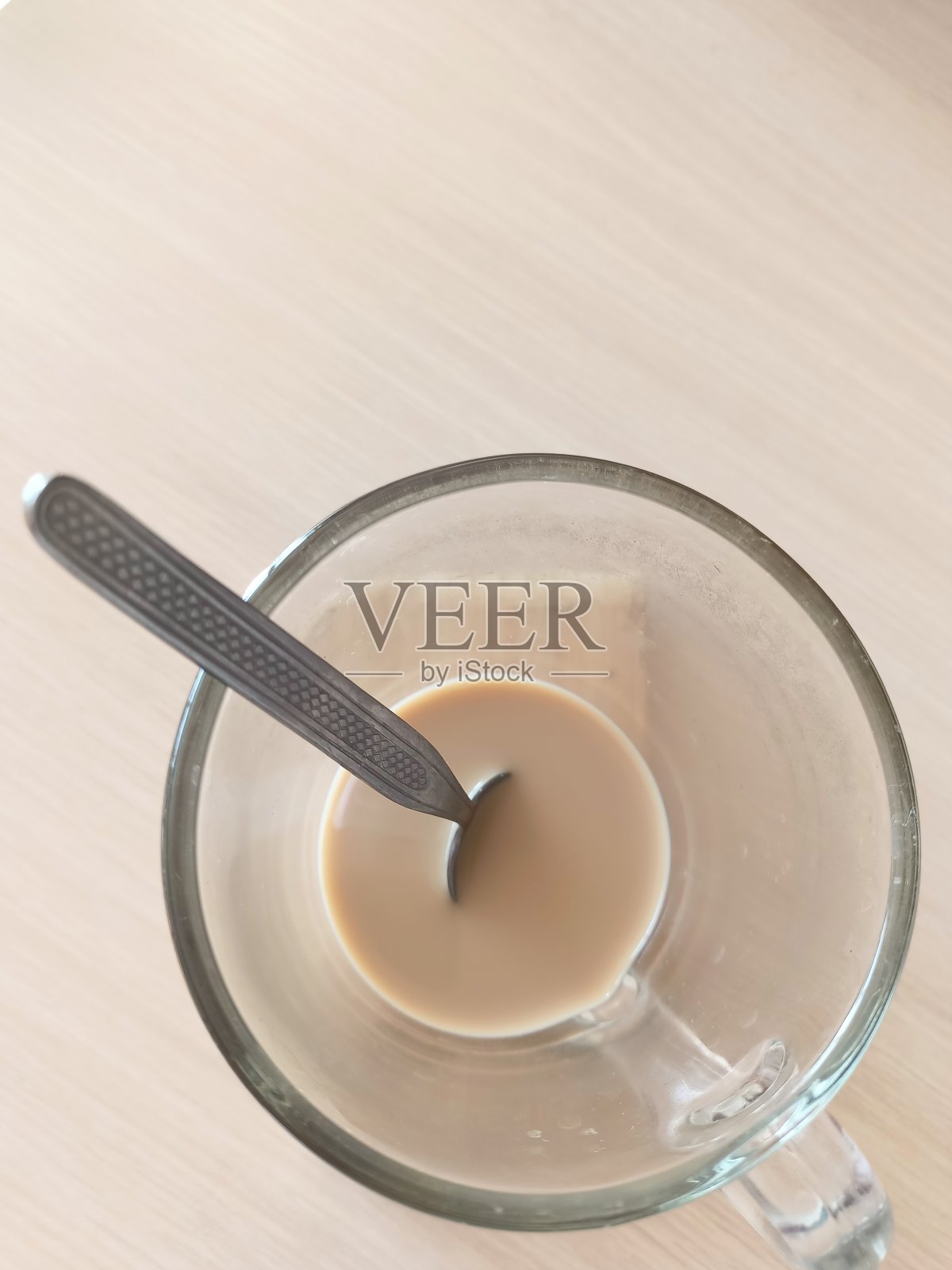 淡咖啡加牛奶照片摄影图片