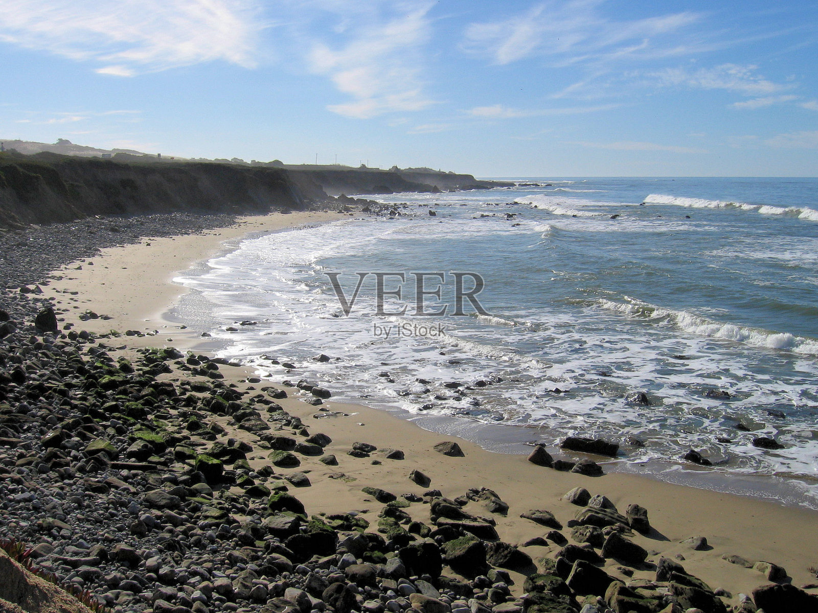 沿海曲线照片摄影图片